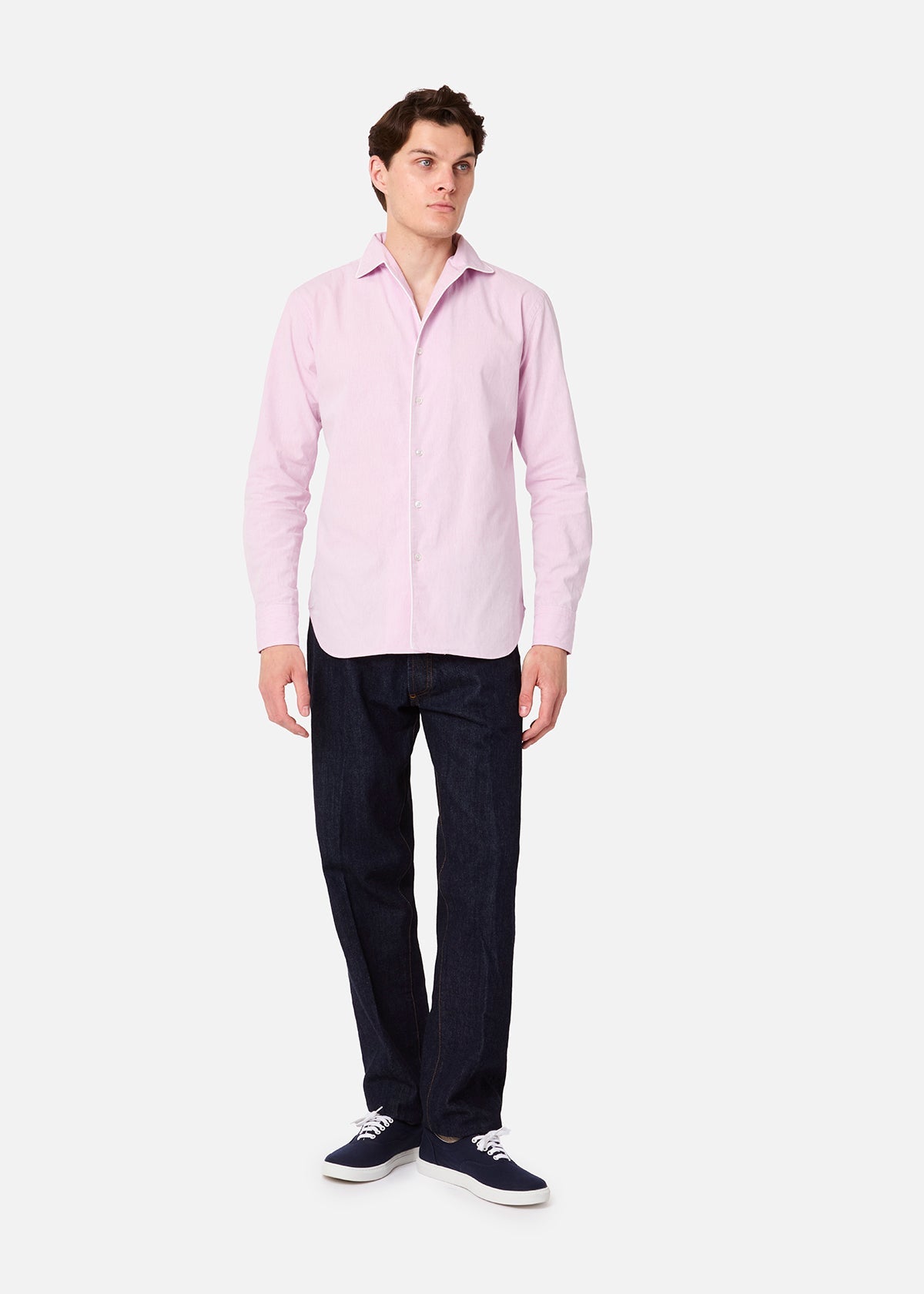 Aanacapri Collar Piping Shirt (copia) Yellow