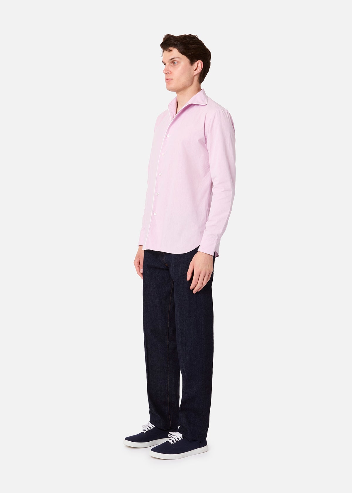 Aanacapri Collar Piping Shirt (copia) Yellow