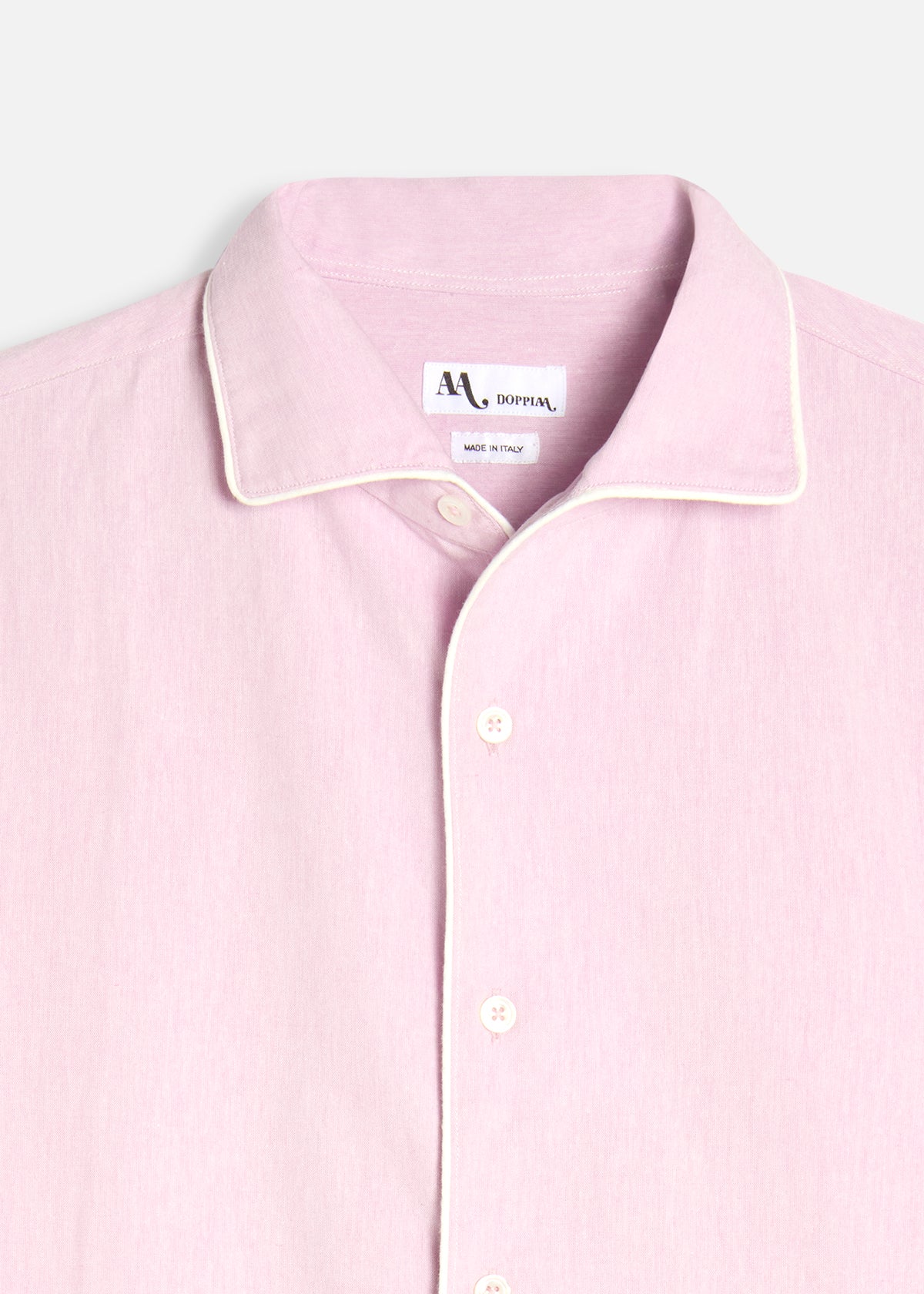 Aanacapri Collar Piping Shirt (copia) Pink
