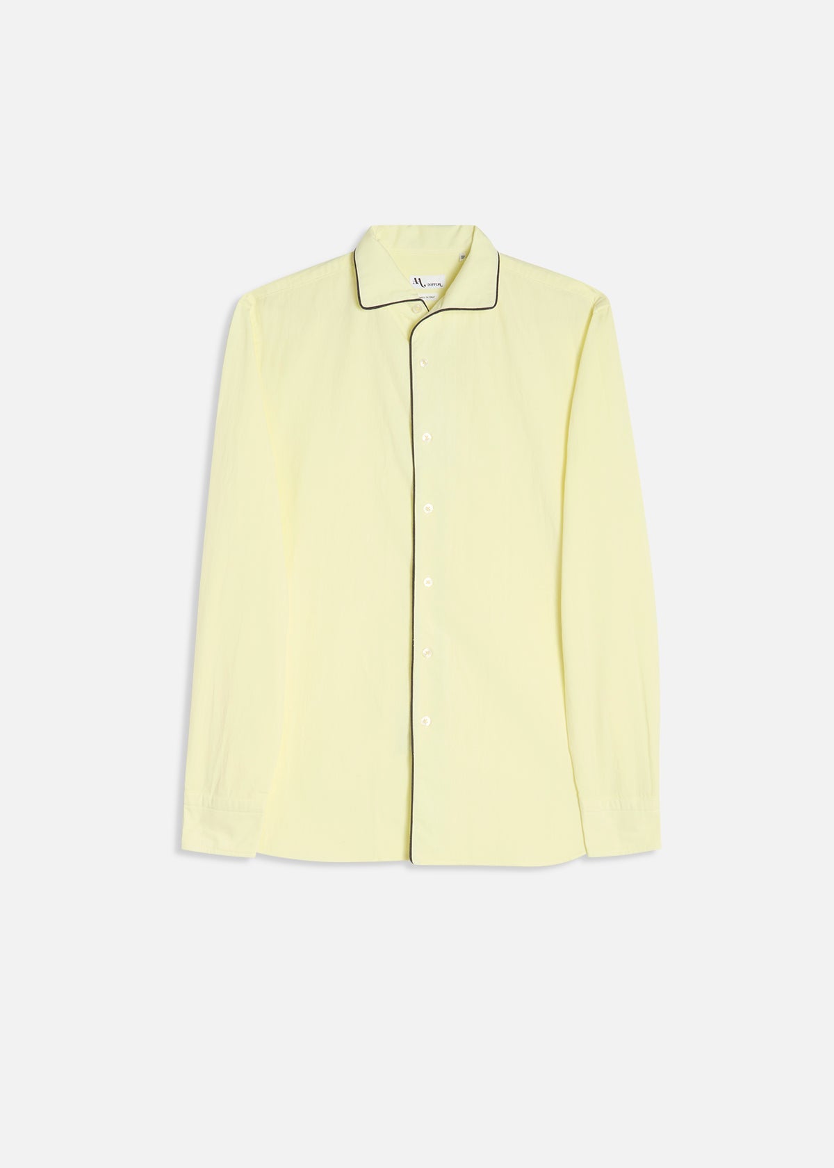 Aanacapri Collar Piping Shirt (copia) Yellow