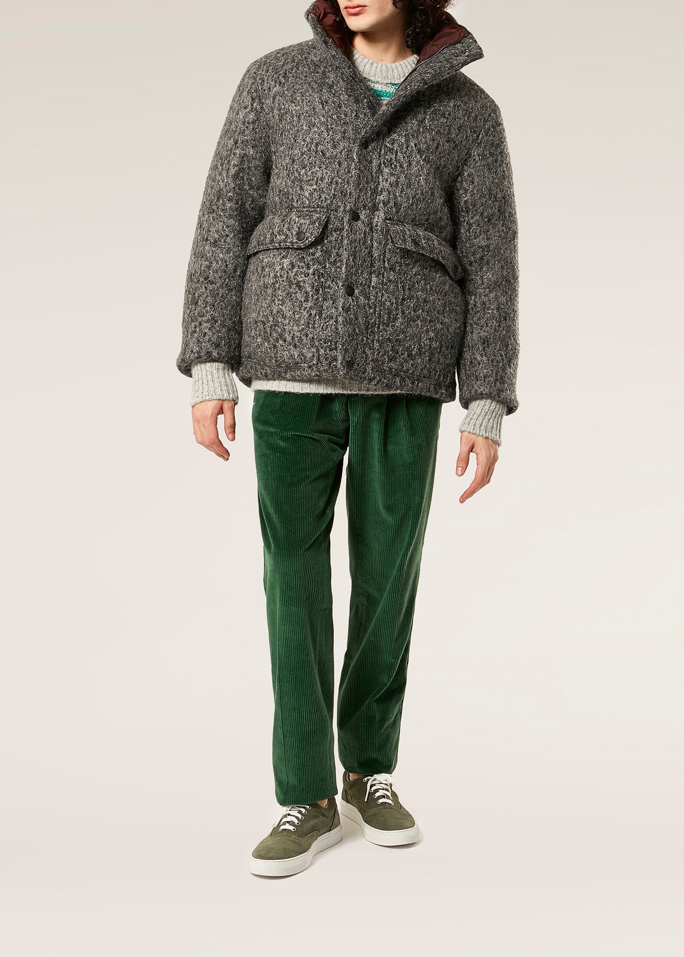 Aangoon-Sc Grey Down Jacket Coats &