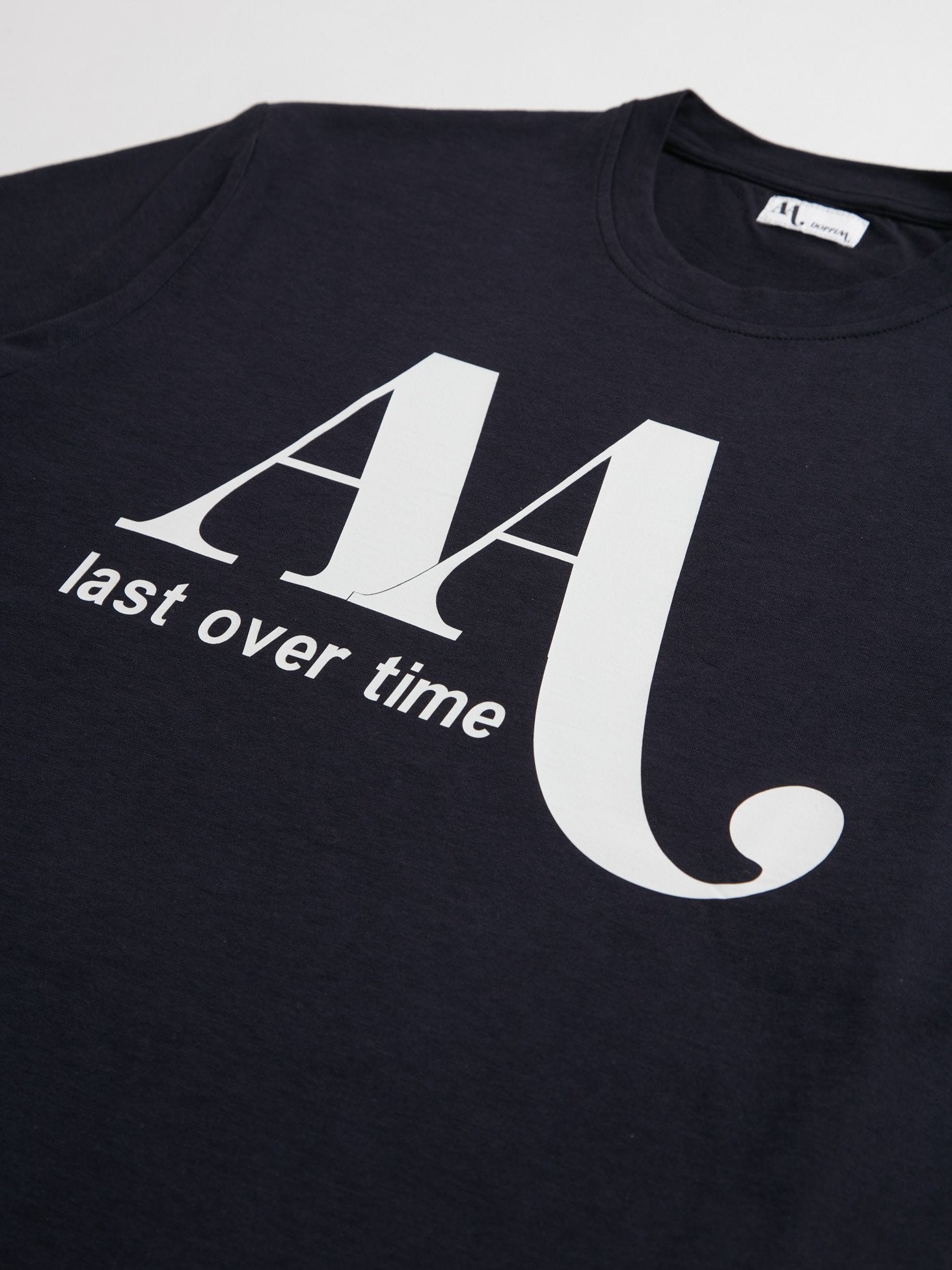 Aangy Cotton T-Shirt With Pay-Off Blue