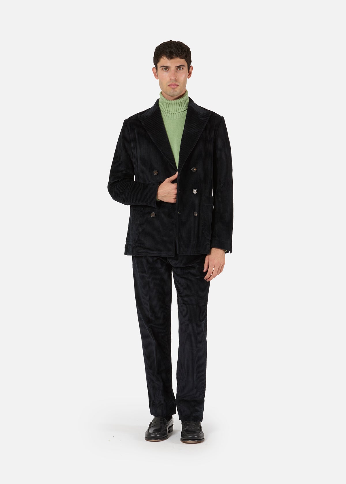 Aansonia Cotton Corduroy Jacket Blue Coats &