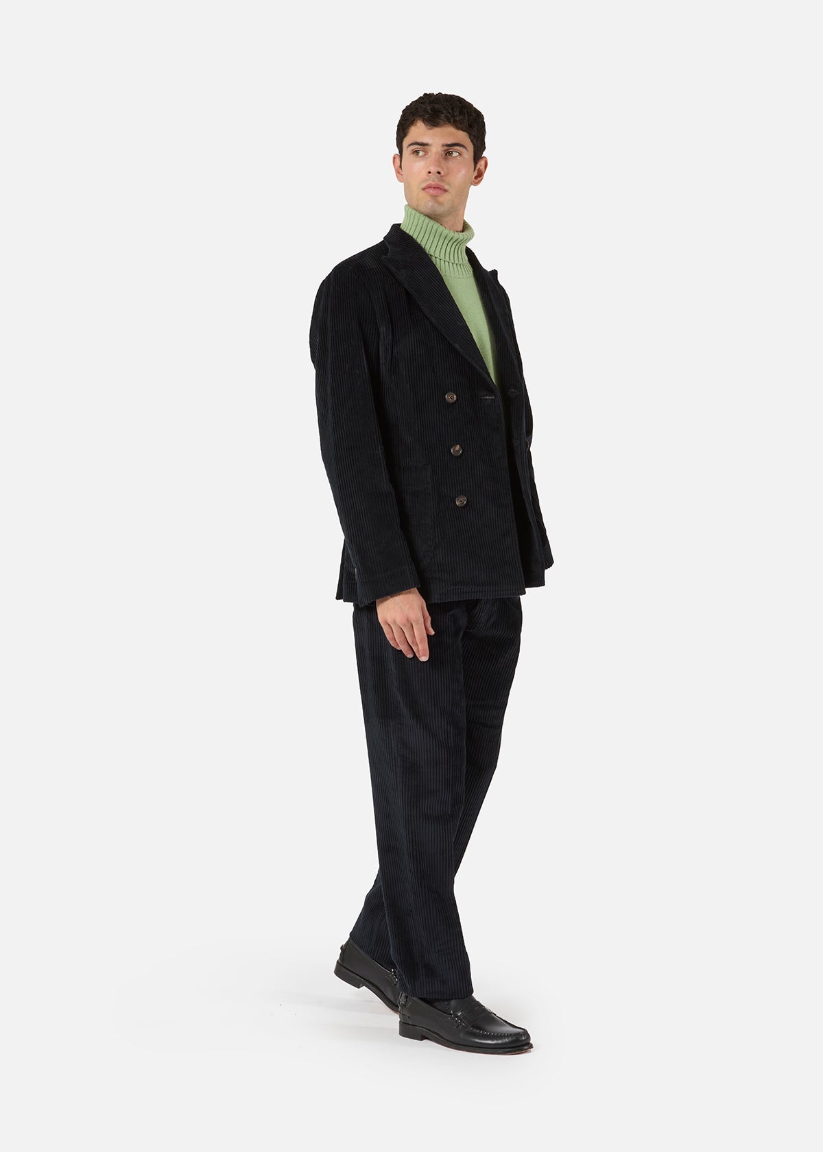 Aansonia Cotton Corduroy Jacket Blue Coats &