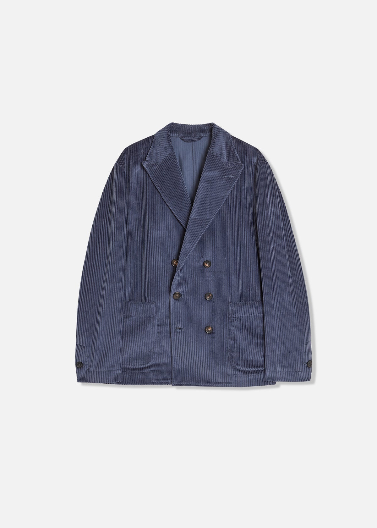 Aansonia Cotton Corduroy Jacket Blue Coats &