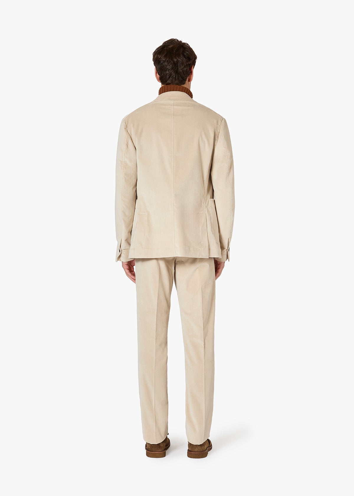 Aantioco Velvet Trousers With Darts Beige