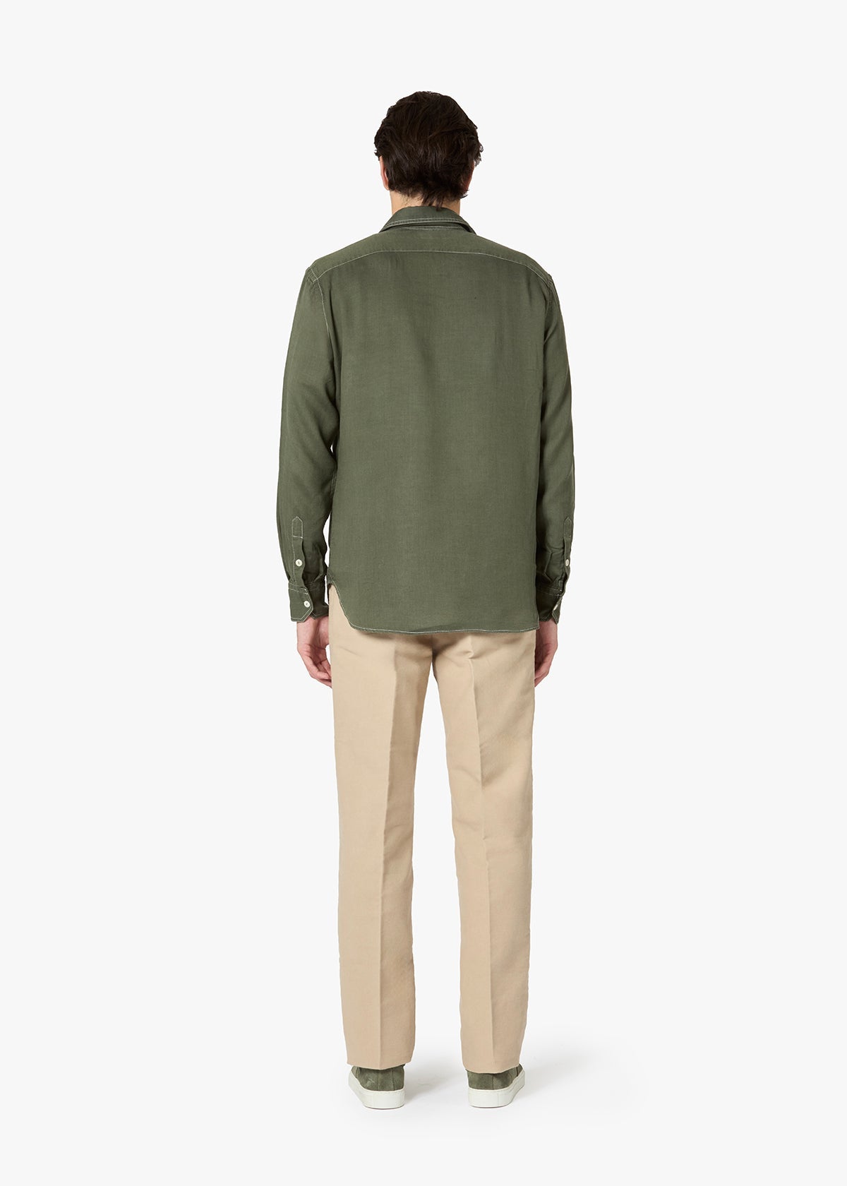 Aantero Double-Pockets Shirt Green