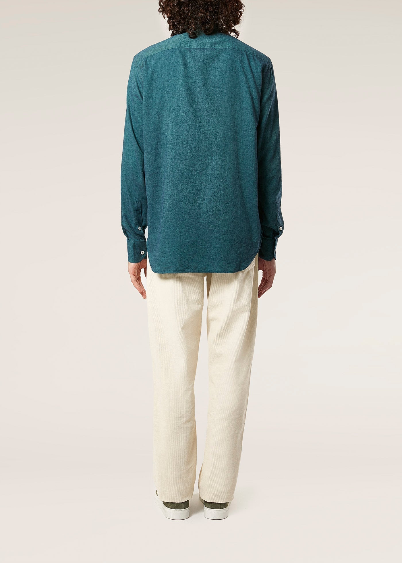 Aantero Teal Flannel Shirt Green