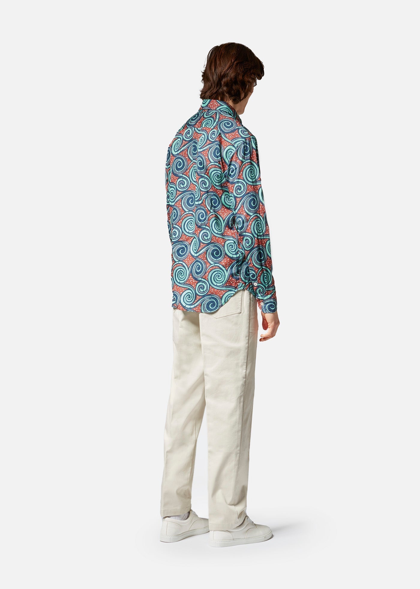 Aantero Printed Shirt Blue