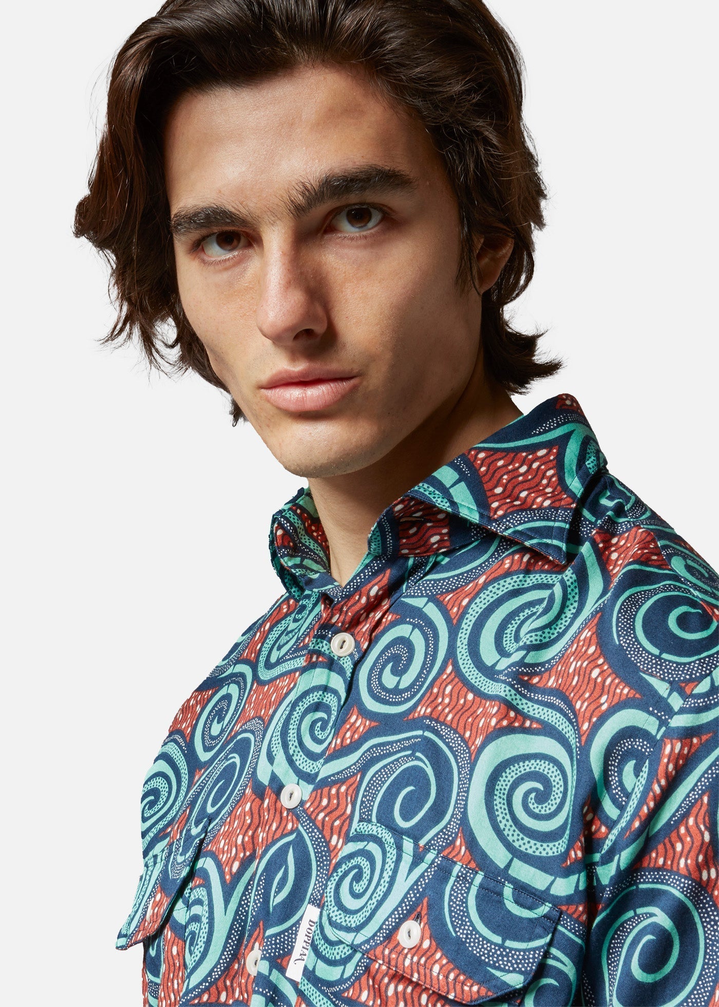 Aantero Printed Shirt Blue