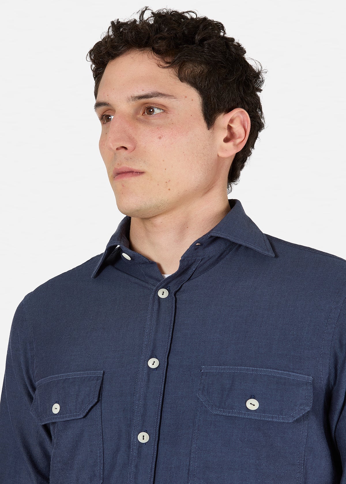 Aantero Cotton Shirt Blue