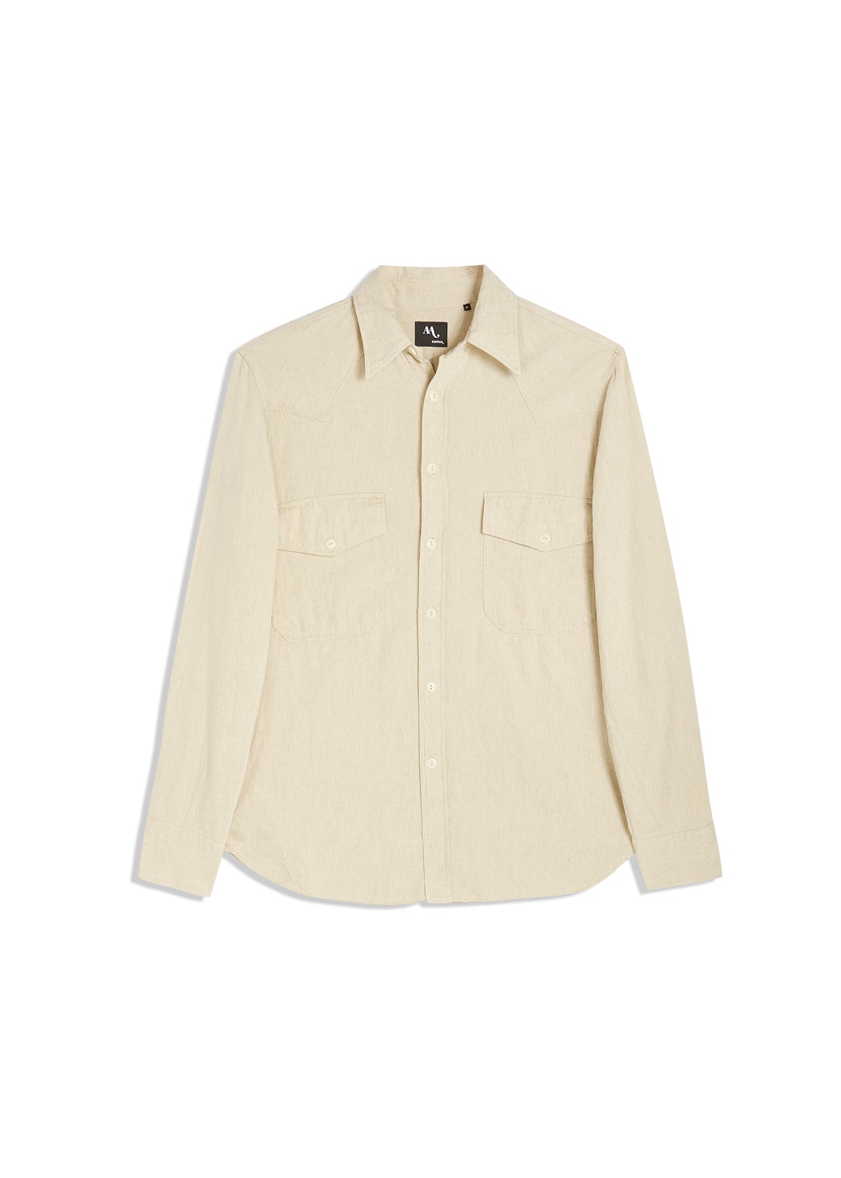 Aantide Western Chambray Shirt Beige