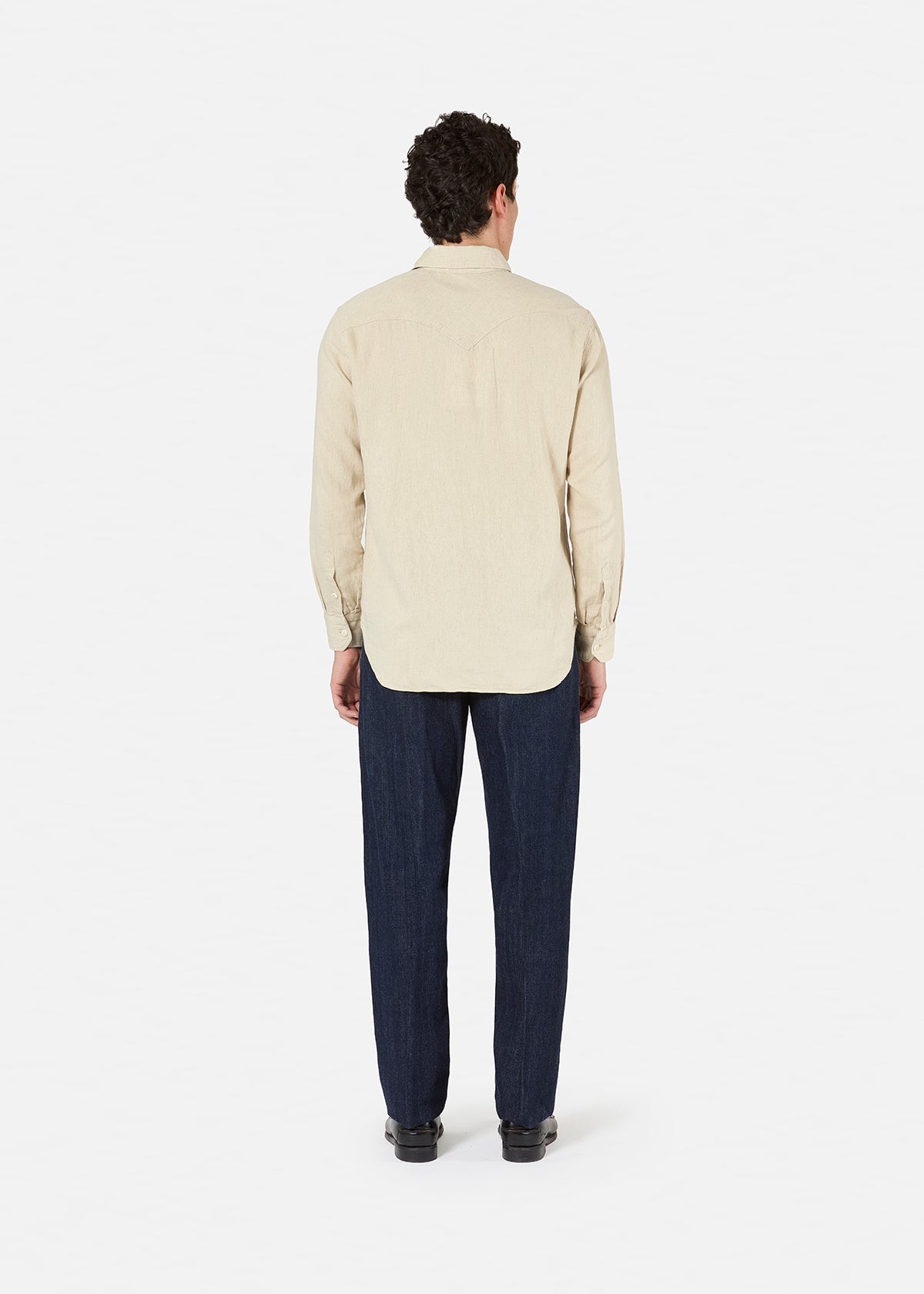 Aantide Western Chambray Shirt Blue