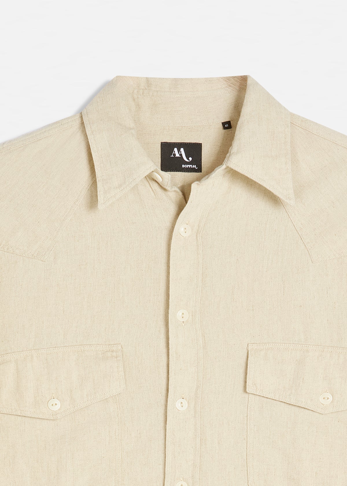 Aantide Western Chambray Shirt Red