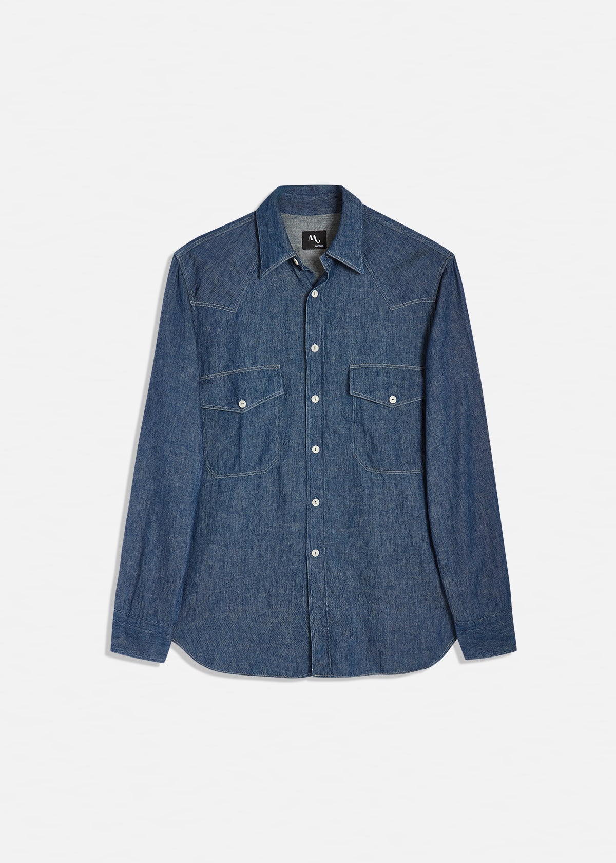 Aantide Western Chambray Shirt Blue