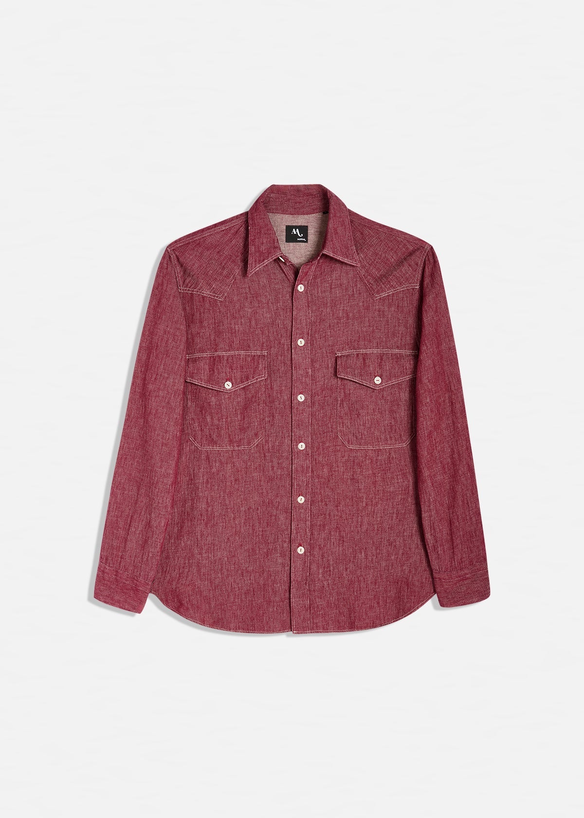 Aantide Western Chambray Shirt Red