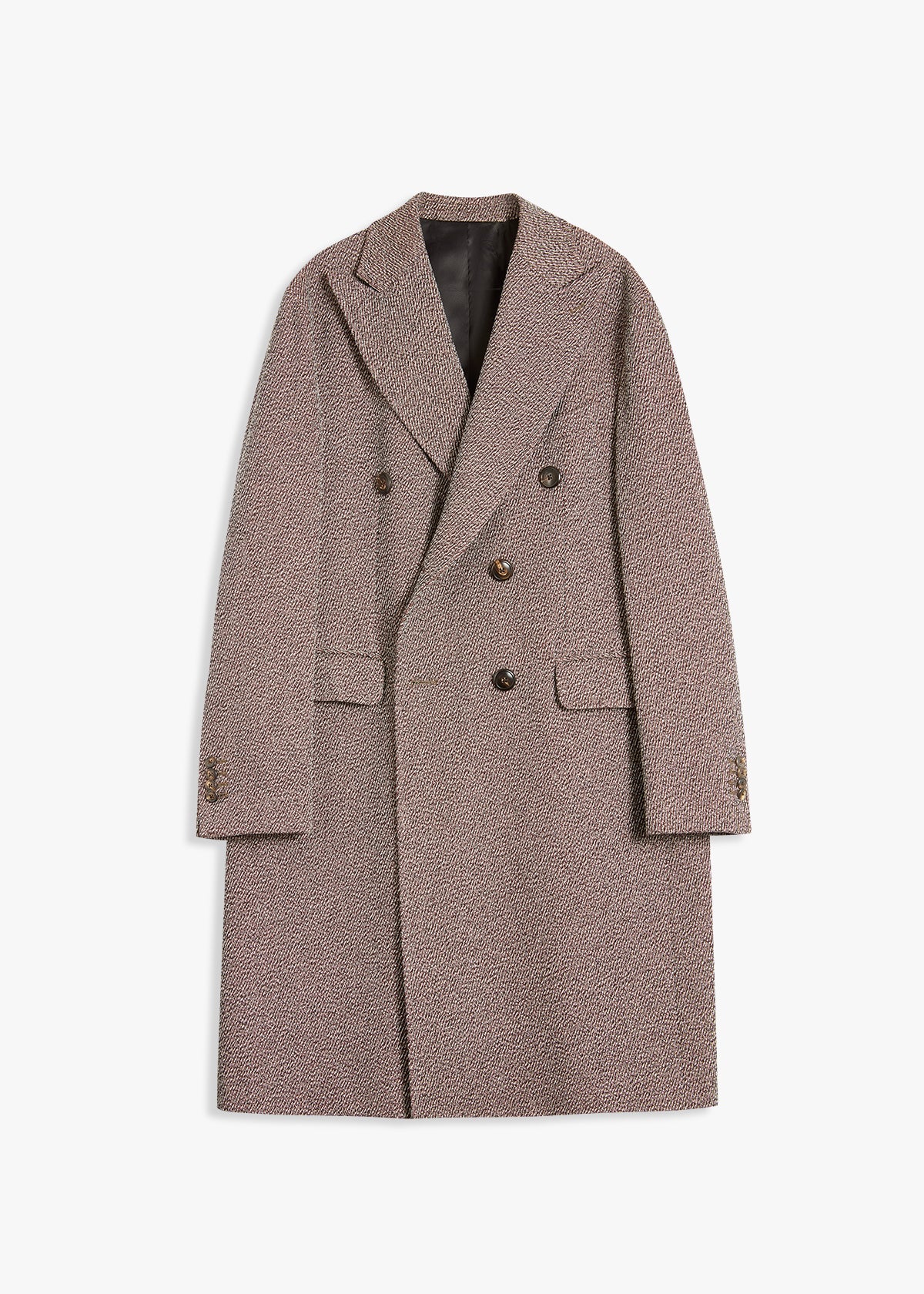 Aantigono Double-Breasted Coat Red & Jackets