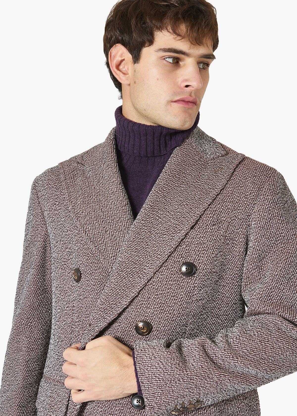 Aantigono Double-Breasted Coat Red & Jackets