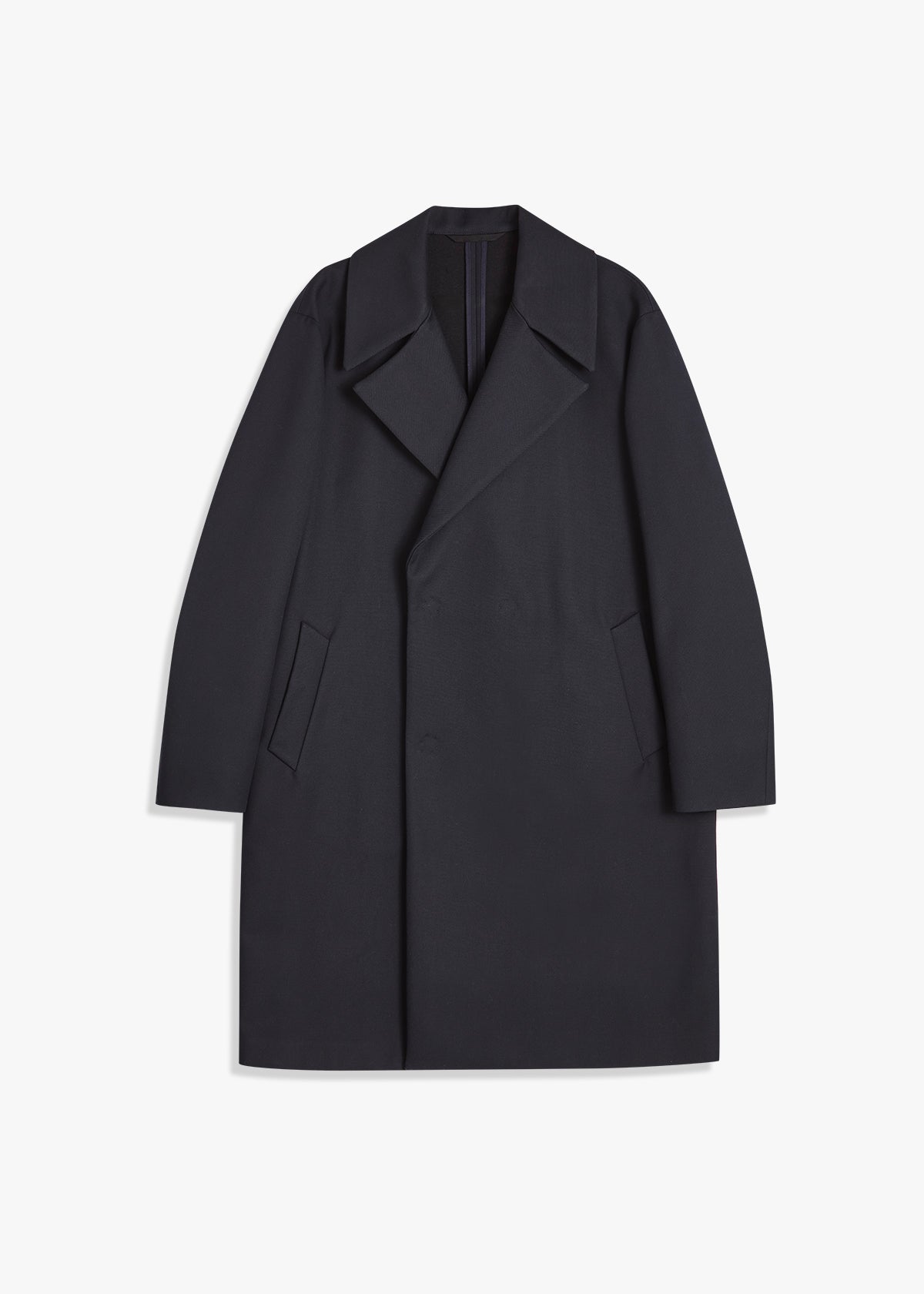 Aantimo Double-Breasted Virgin Wool Coat Navy & Jackets