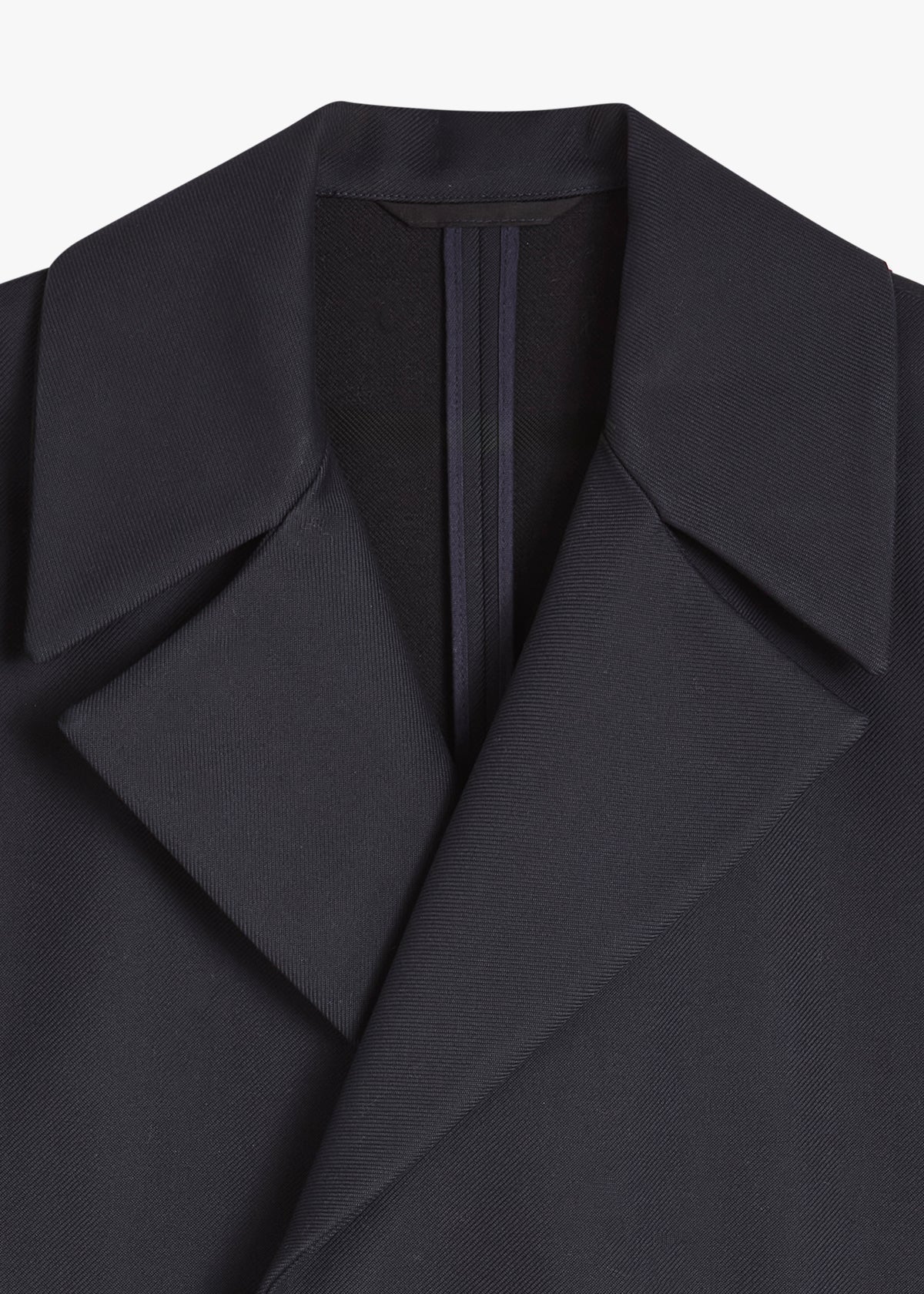 Aantimo Double-Breasted Virgin Wool Coat Navy & Jackets