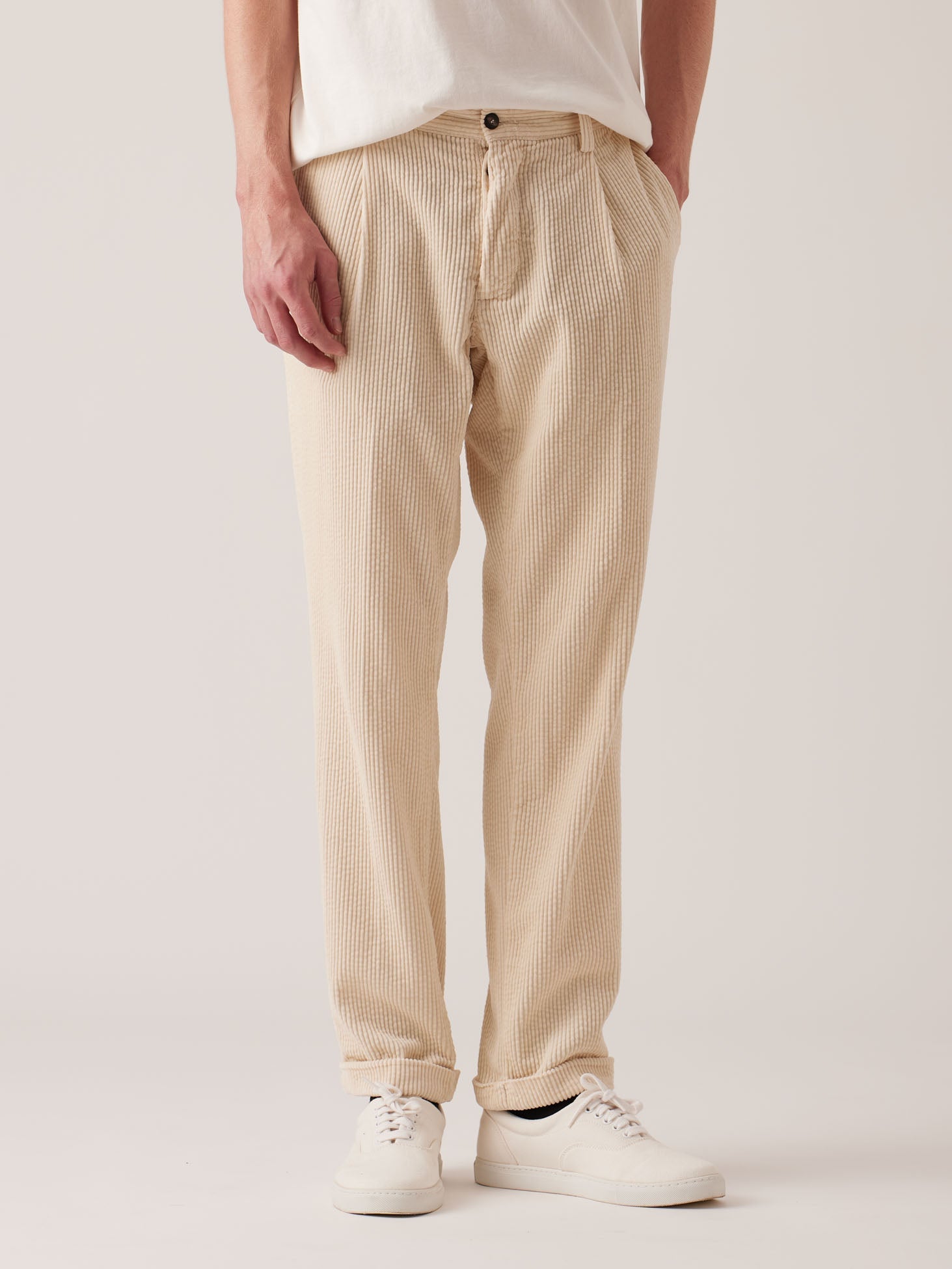Aantioco-N4403 Aantioco-cream-02 Trousers