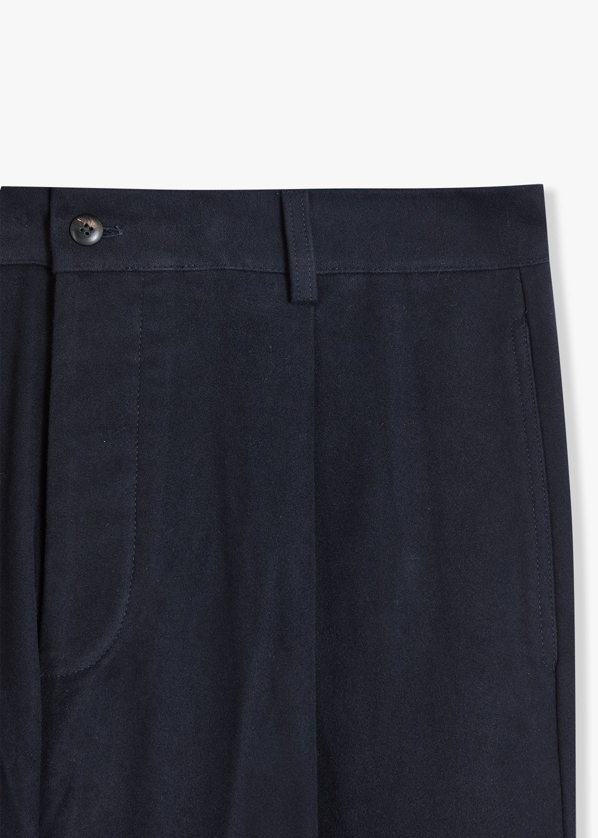 Aantioco Moleskin Trousers With Darts Navy