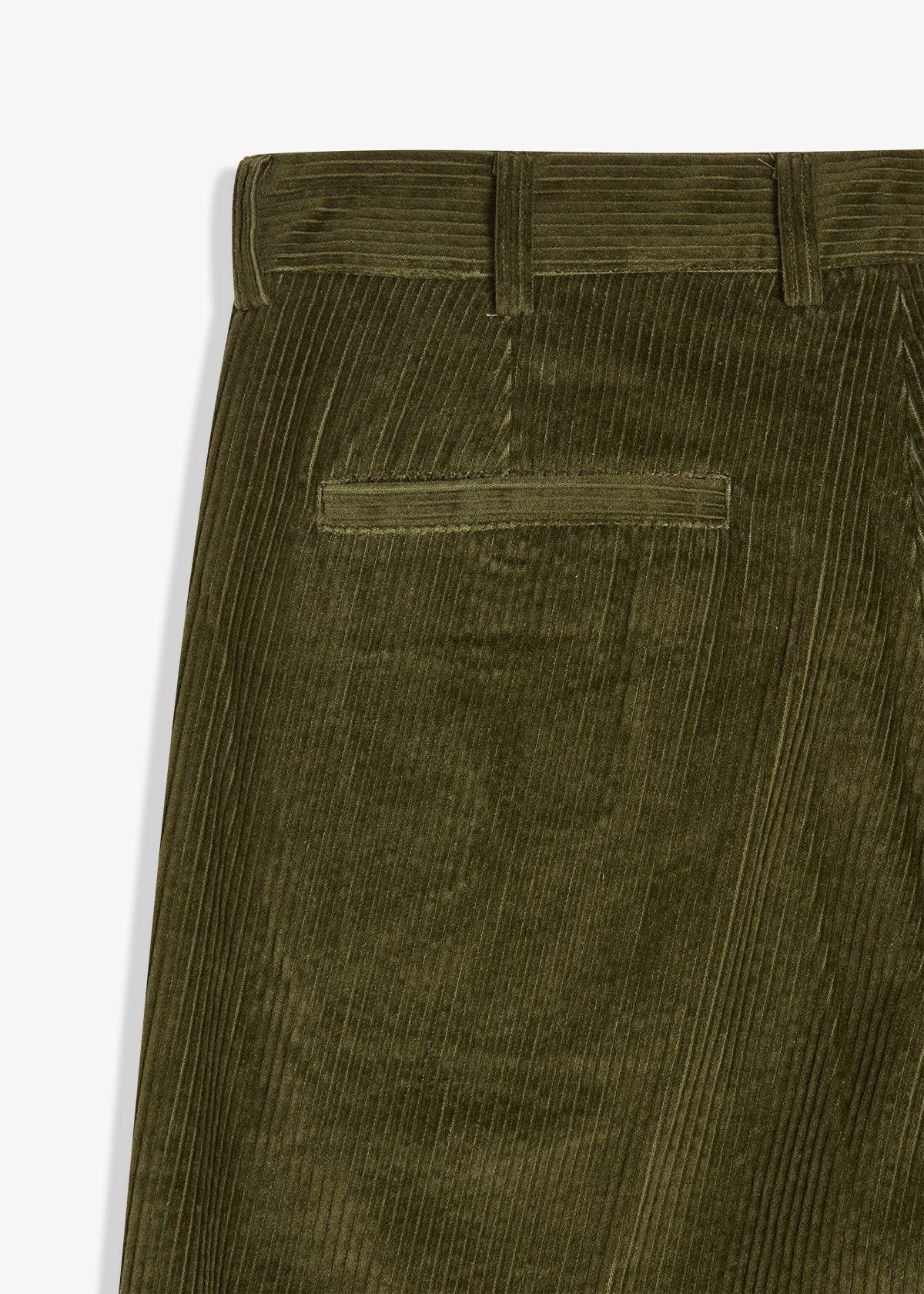 Aantioco Corduroy Trousers With Darts Green