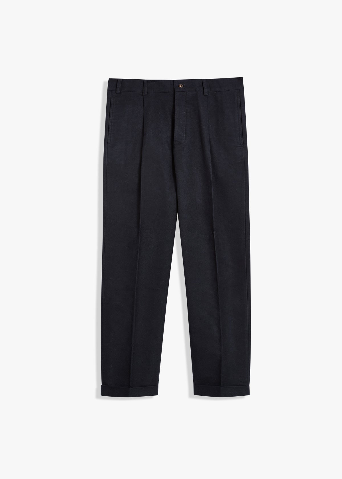 Aantioco Moleskin Trousers With Darts Navy