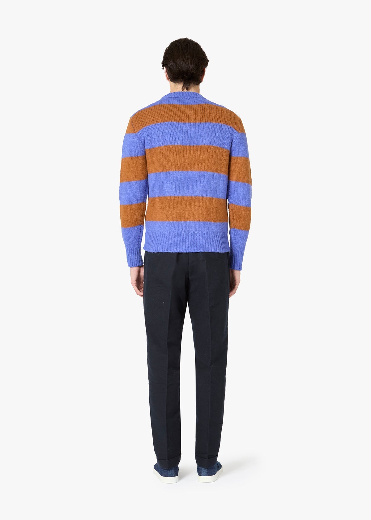 Aantioco Moleskin Trousers With Darts Navy
