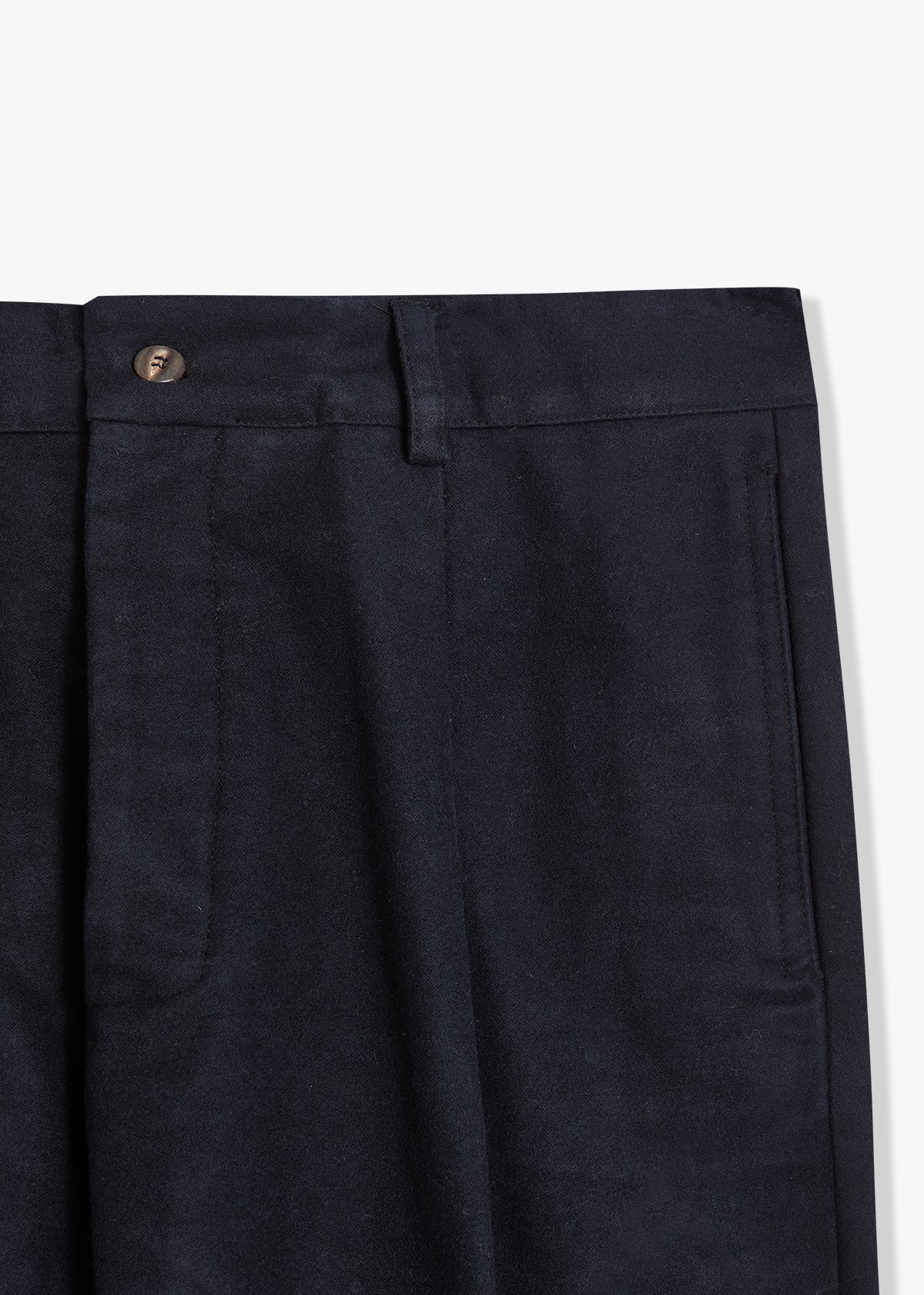 Aantioco Moleskin Trousers With Darts Navy