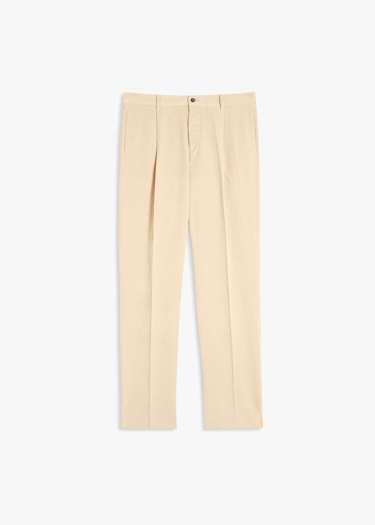 Aantioco Velvet Trousers With Darts Beige