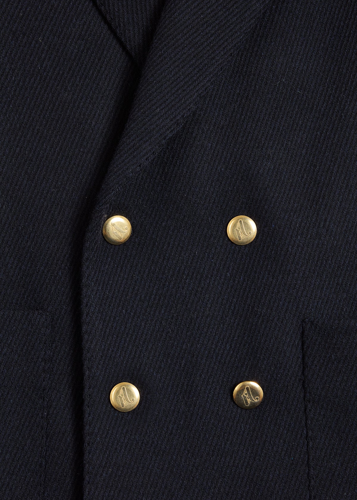 Aanversa Wool Double-Breasted Jacket Navy Coats &