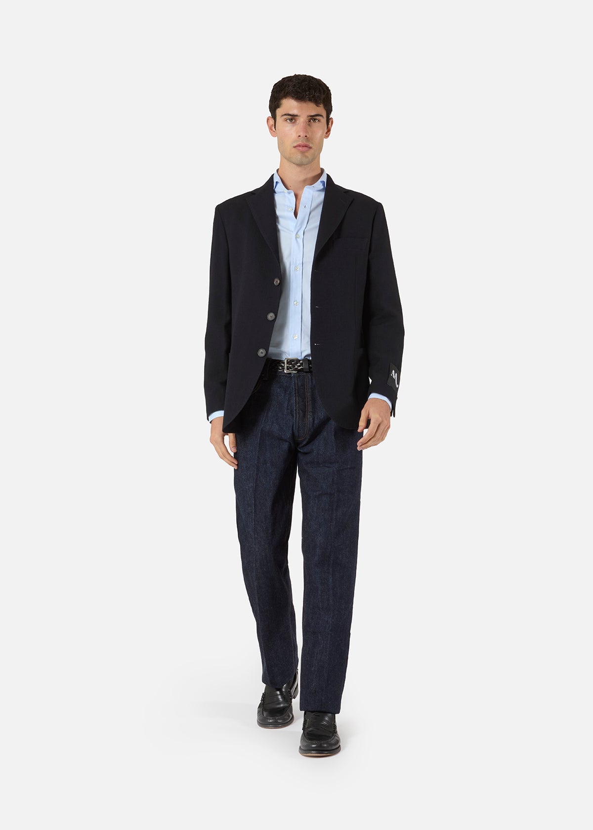 Aanzio Blazer With Pockets Blue Coats & Jackets