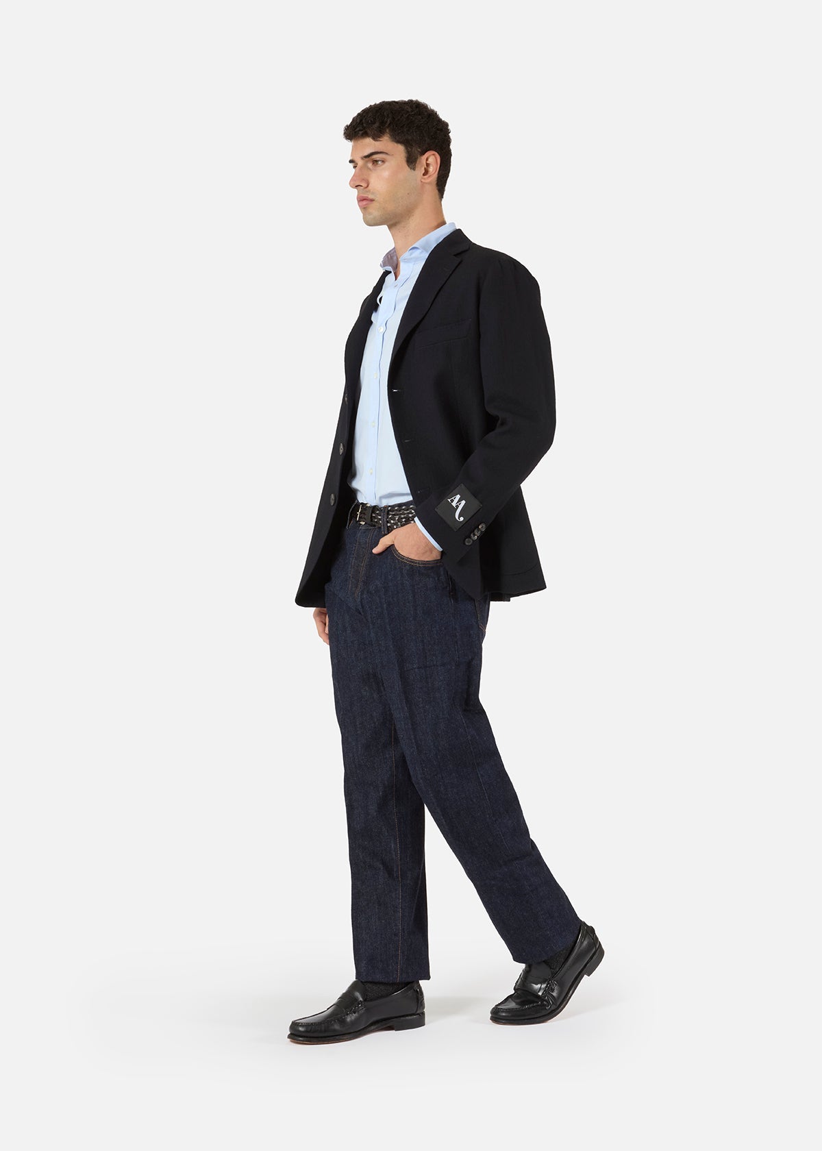 Aanzio Blazer With Pockets Blue Coats & Jackets
