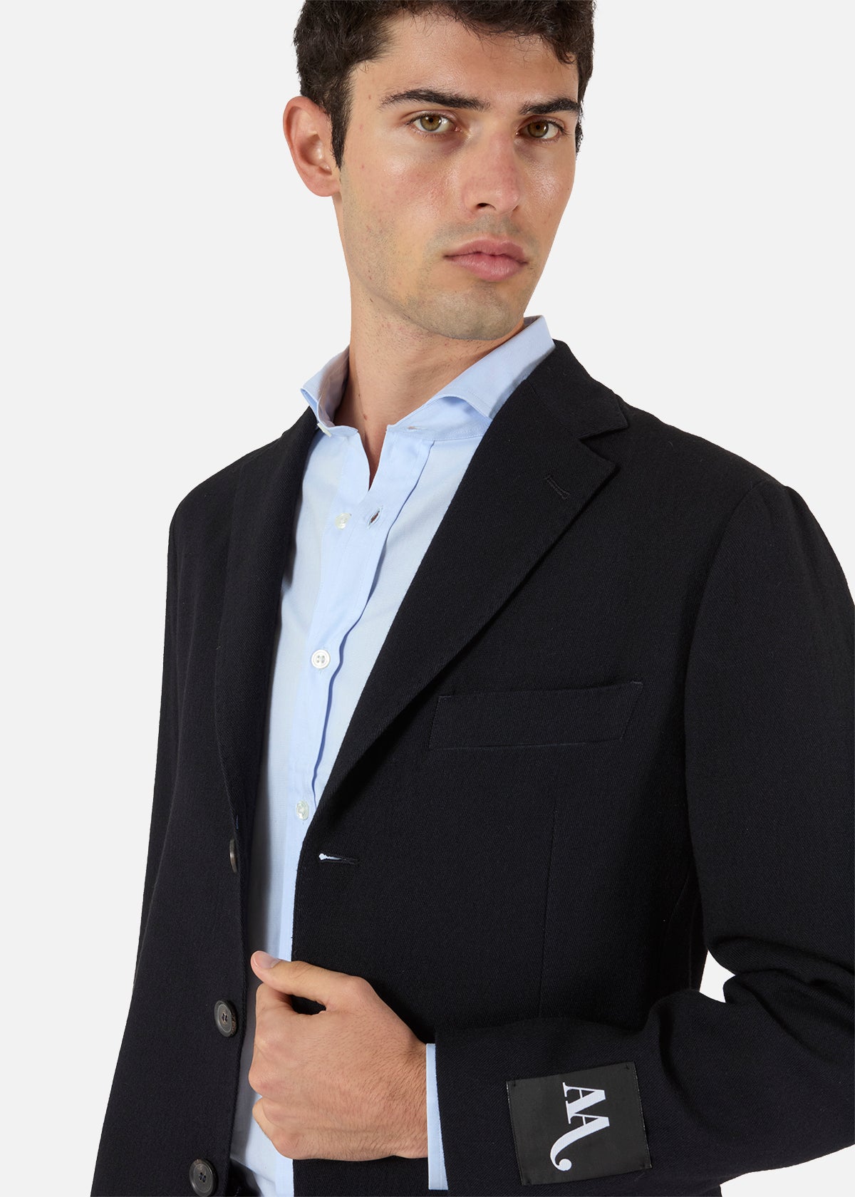 Aanzio Blazer With Pockets Blue Coats & Jackets