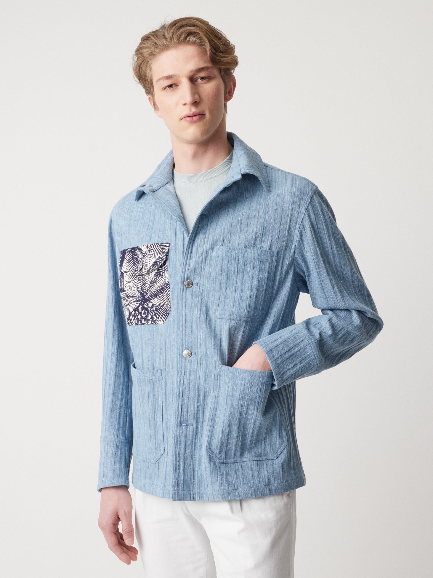 Aapice Denim Jacket Lightblue Coats &