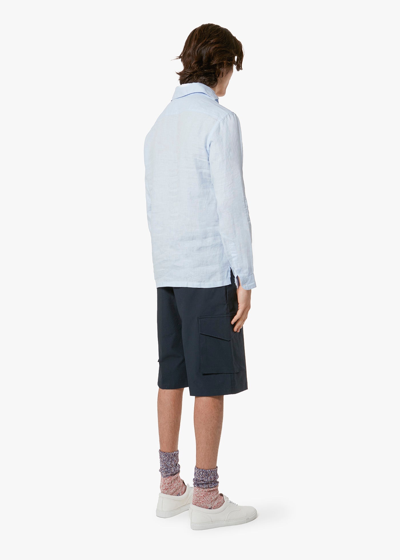 Aapiero Linen Shirt Lightblue
