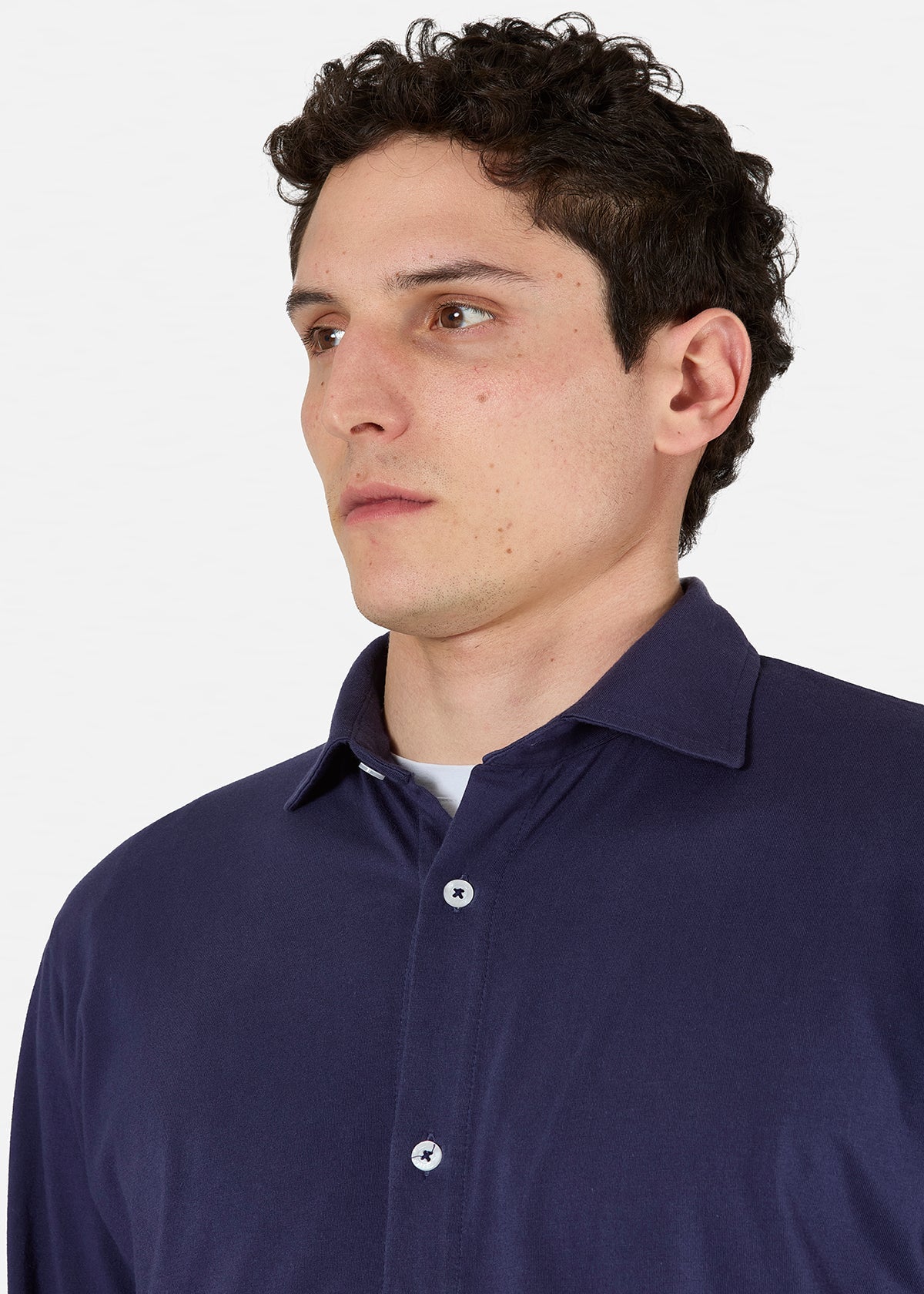 Aapollina Long Sleeves Jersey Shirt Blue Sweatshirts & Poloshirts