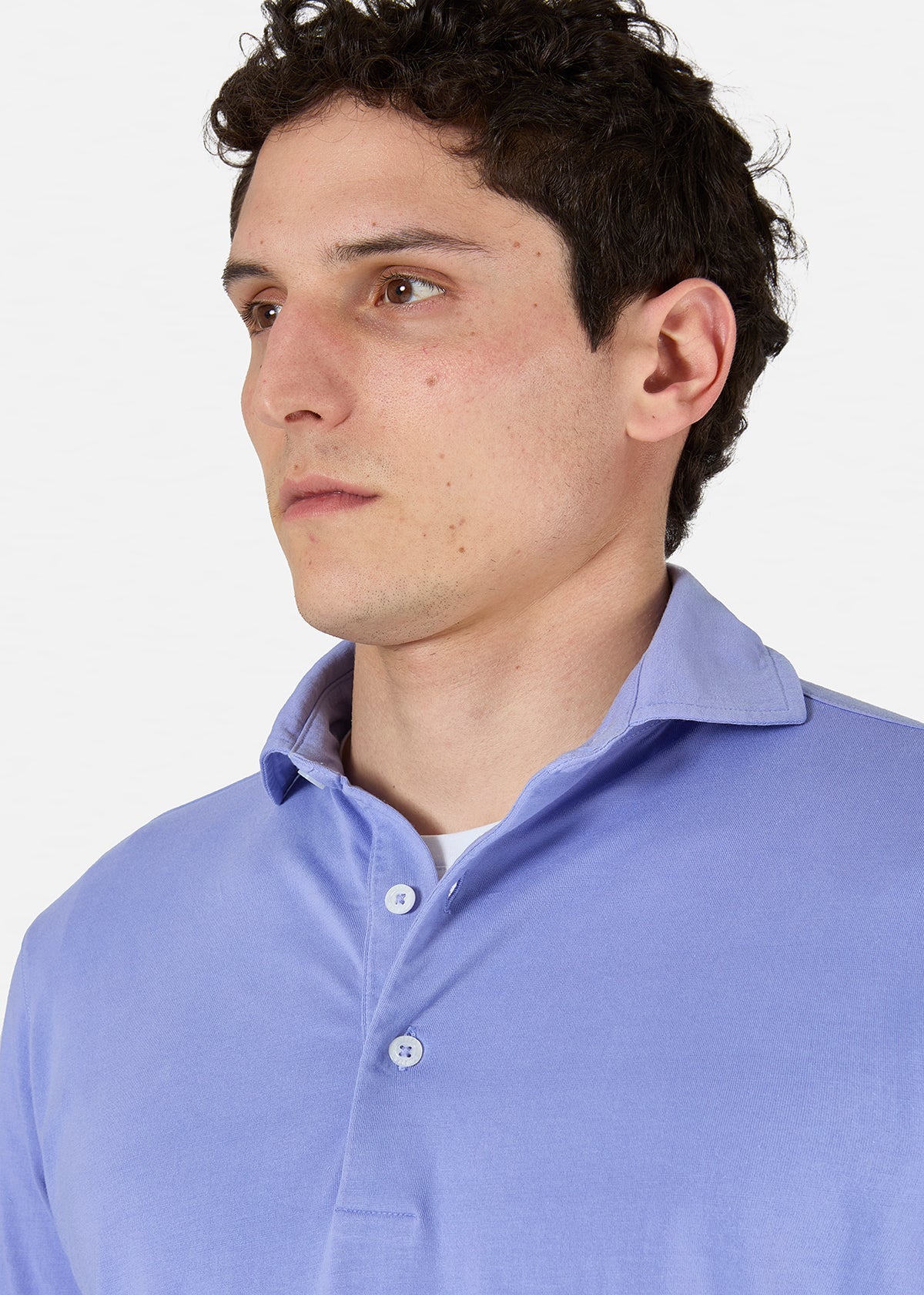Aapollo Long Sleeves Jersey Polo White Sweatshirts & Poloshirts