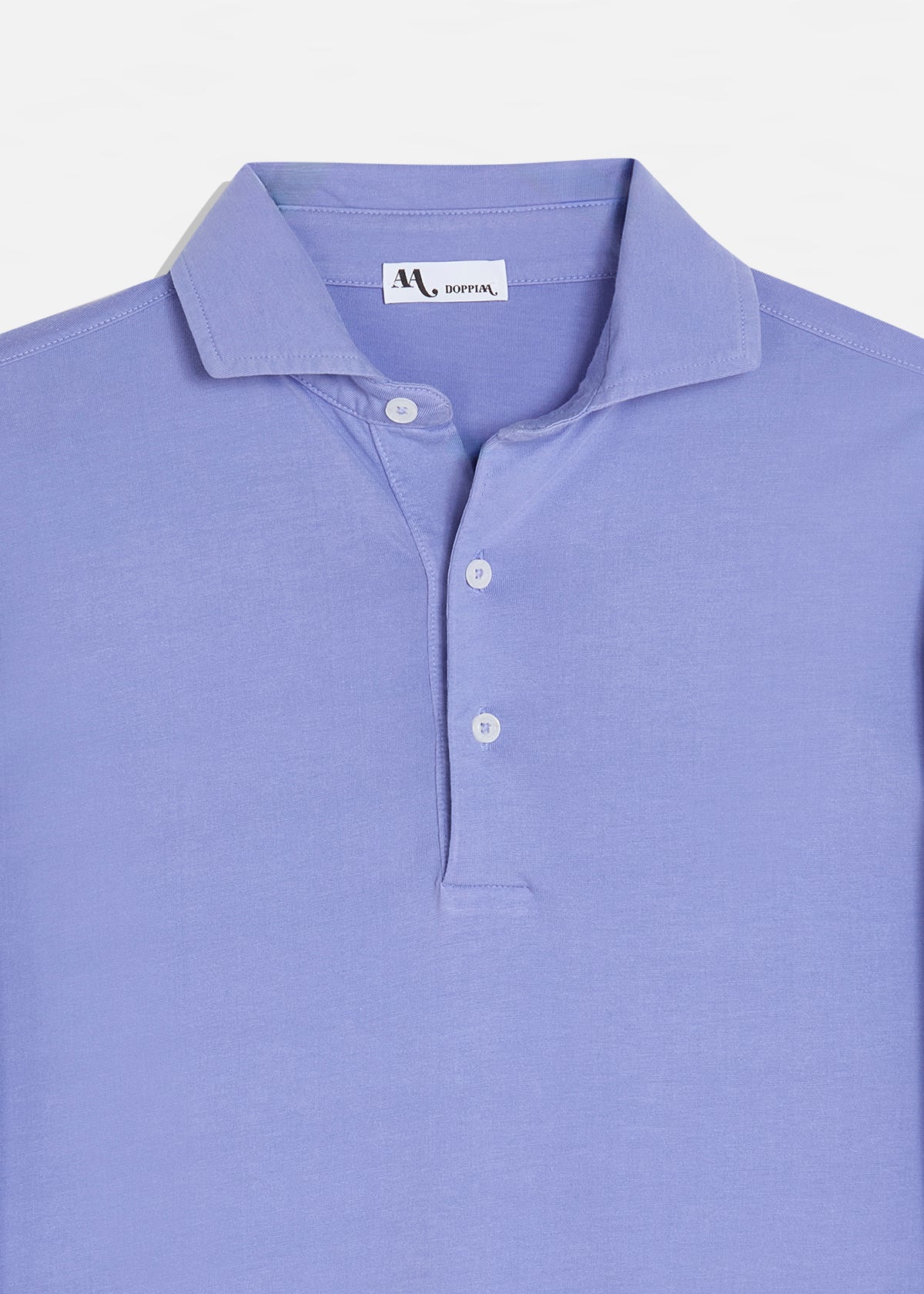 Aapollo Long Sleeves Jersey Polo Purple Sweatshirts & Poloshirts