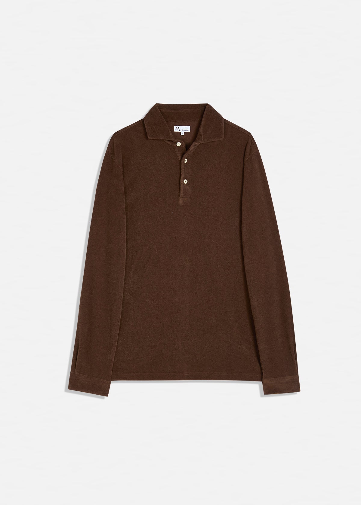 Aapollo Long Sleeves Poloshirt Brown Sweatshirts & Poloshirts
