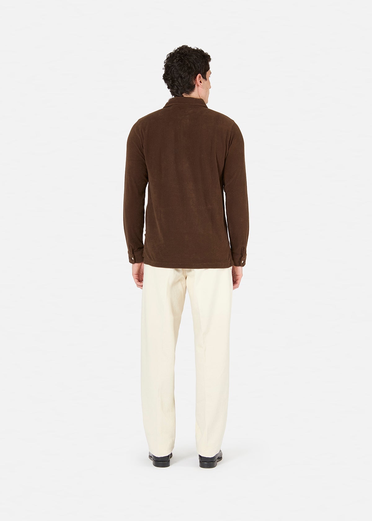 Aapollo Long Sleeves Poloshirt Brown Sweatshirts & Poloshirts