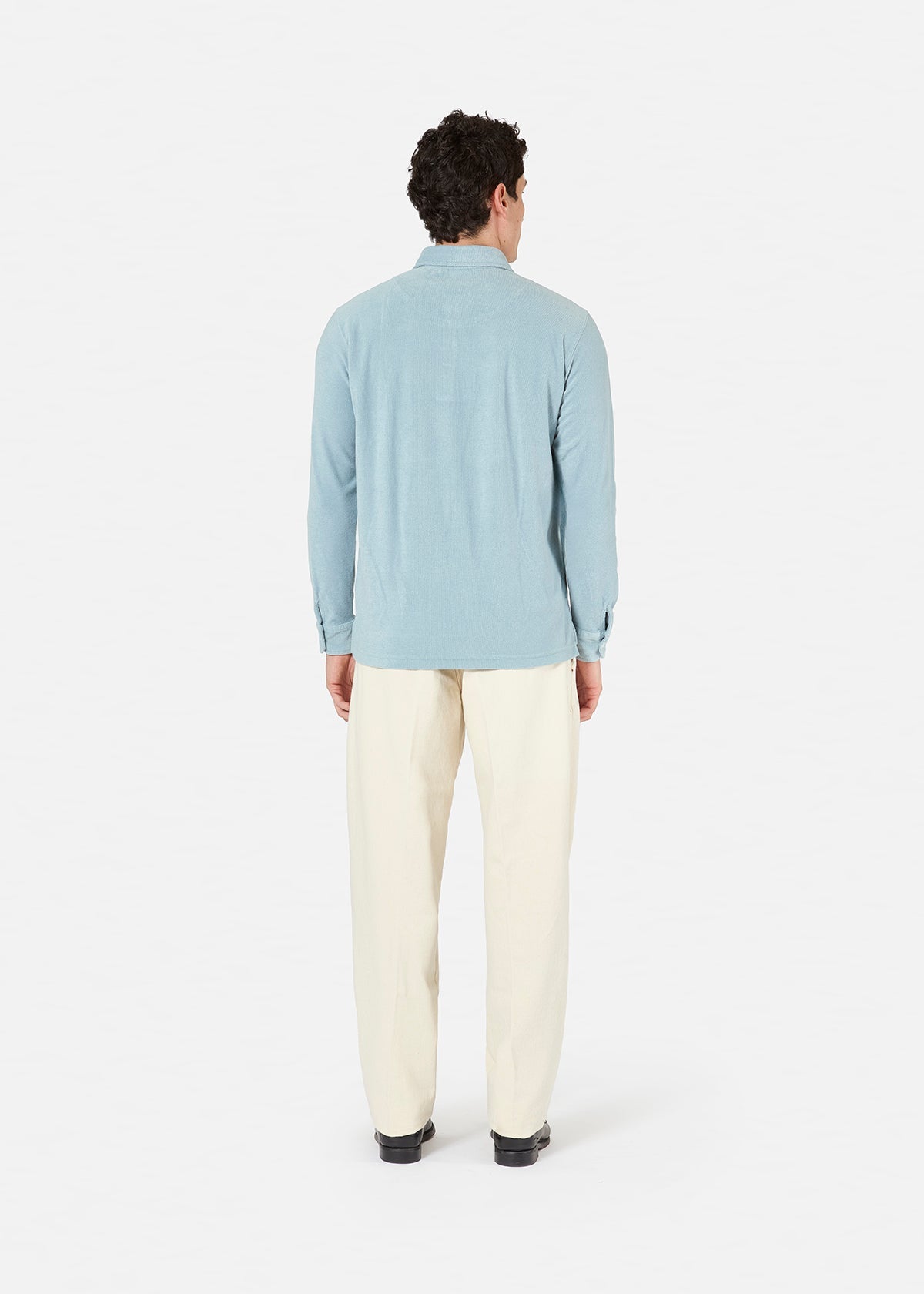 Aapollo Long Sleeves Poloshirt Blue Sweatshirts & Poloshirts