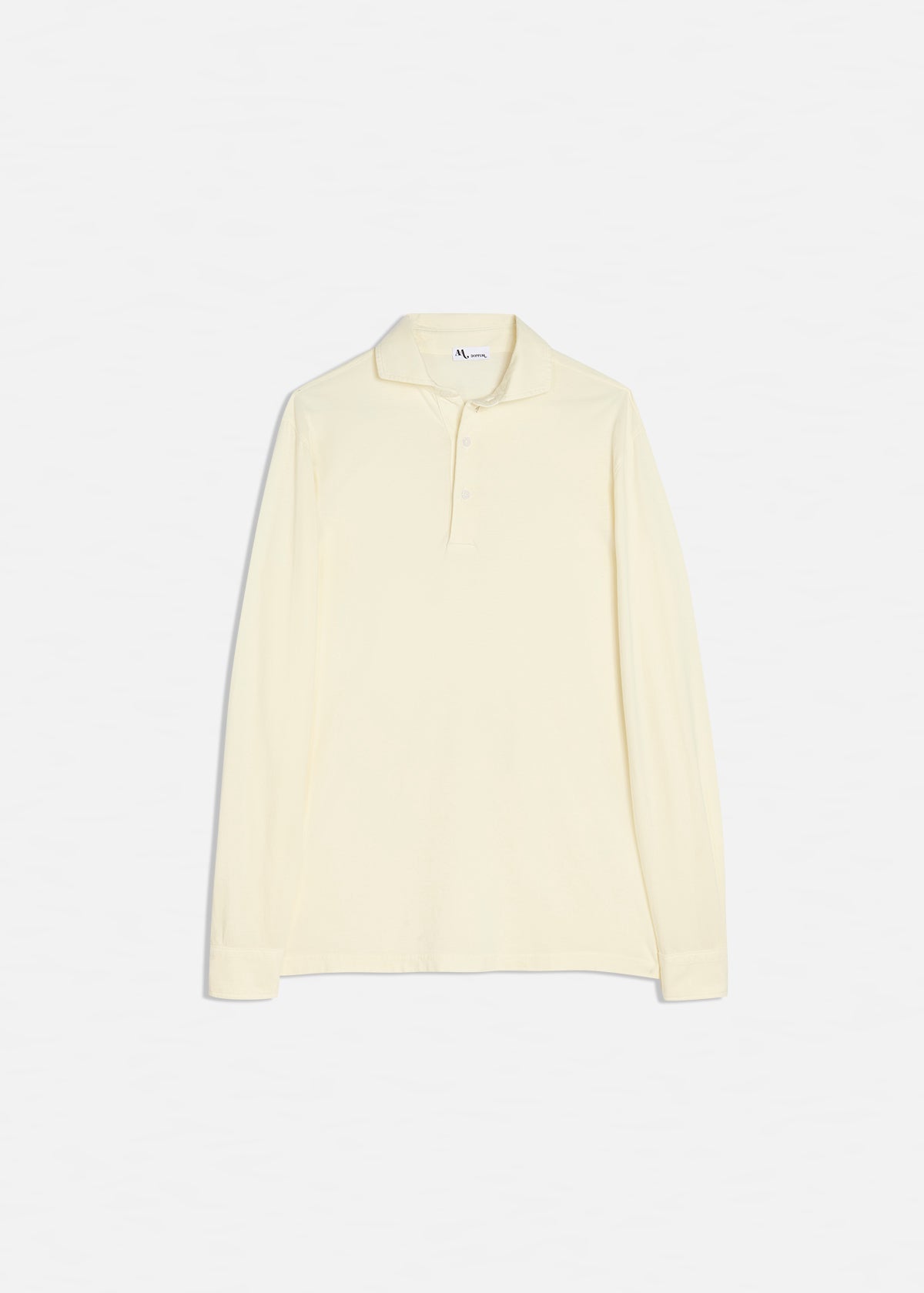 Aapollo Long Sleeves Jersey Polo White Sweatshirts & Poloshirts