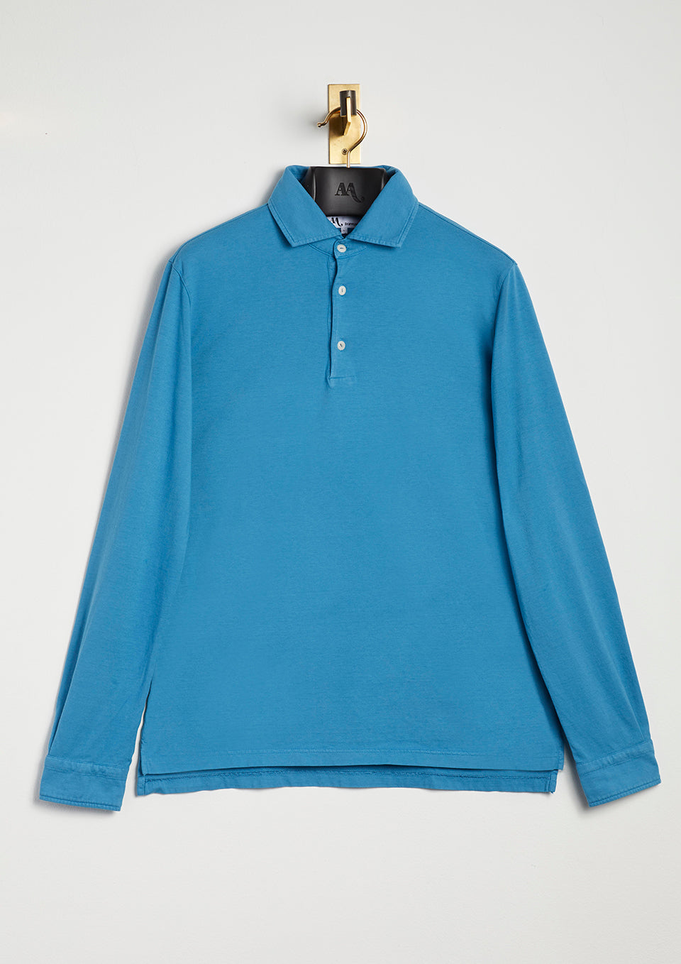 Aapollo Cotton-Jersey Polo Shirt Dodgerblue Sweatshirts & Poloshirts