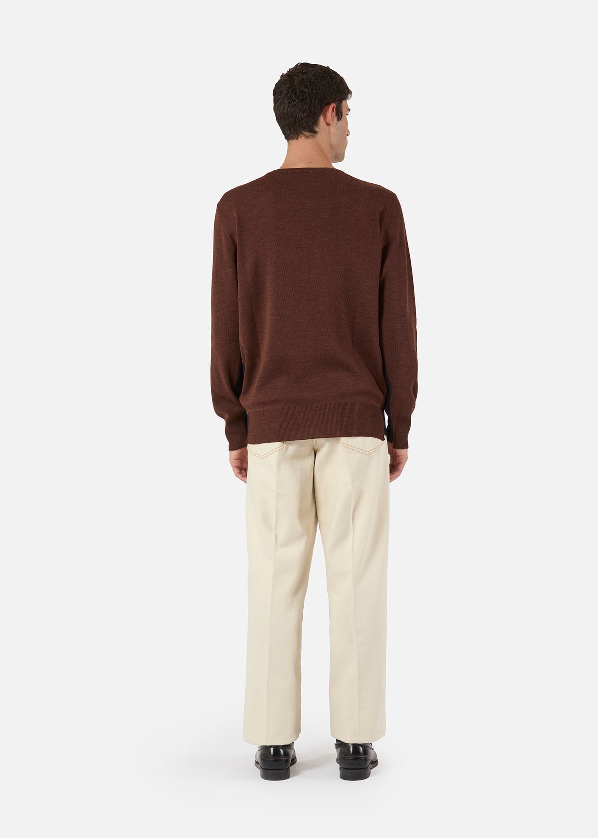 Aa-05-Denim Fatigue Jeans White Trousers