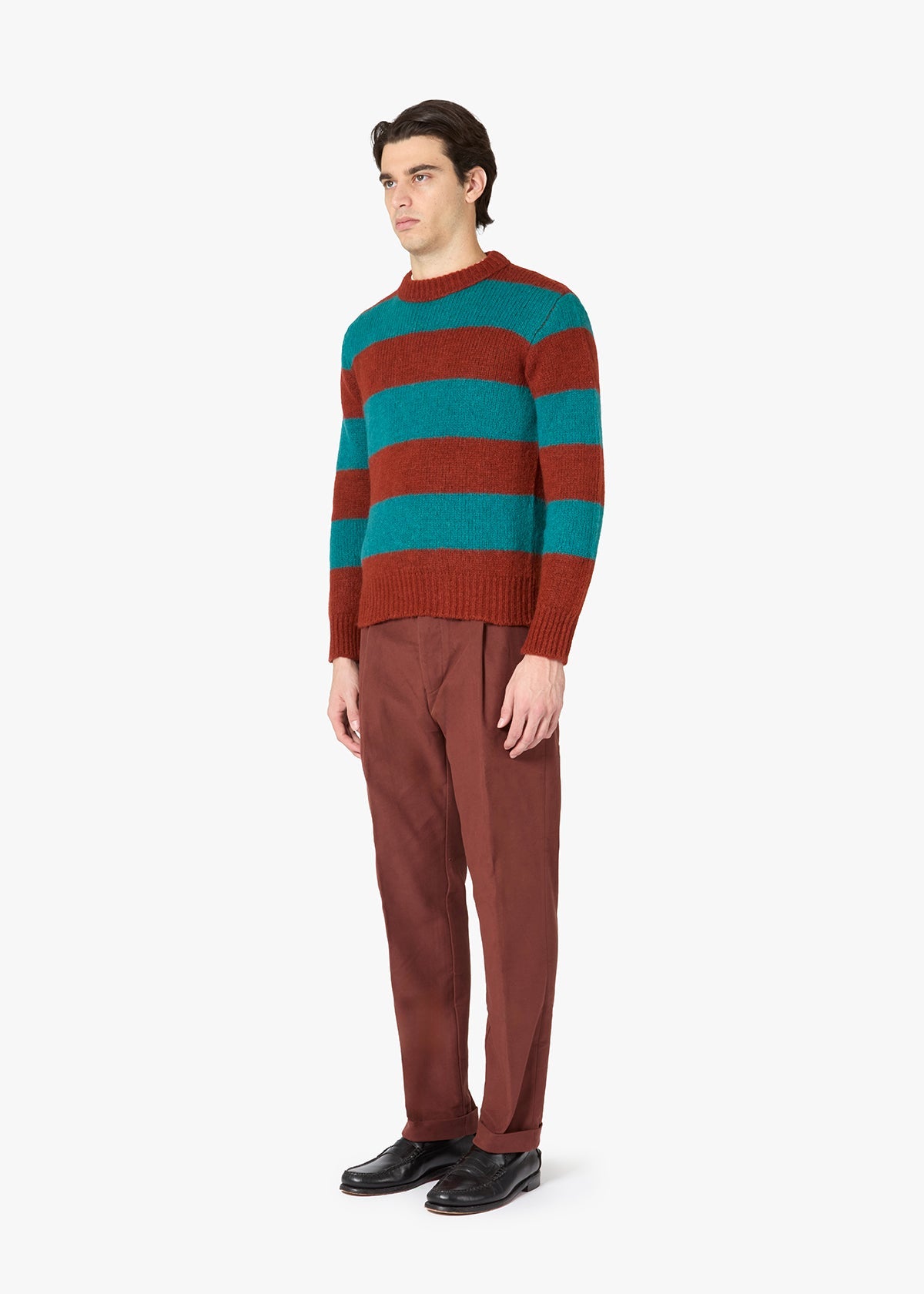 Aaprica Knitted Crewneck Bordeaux Knitwear
