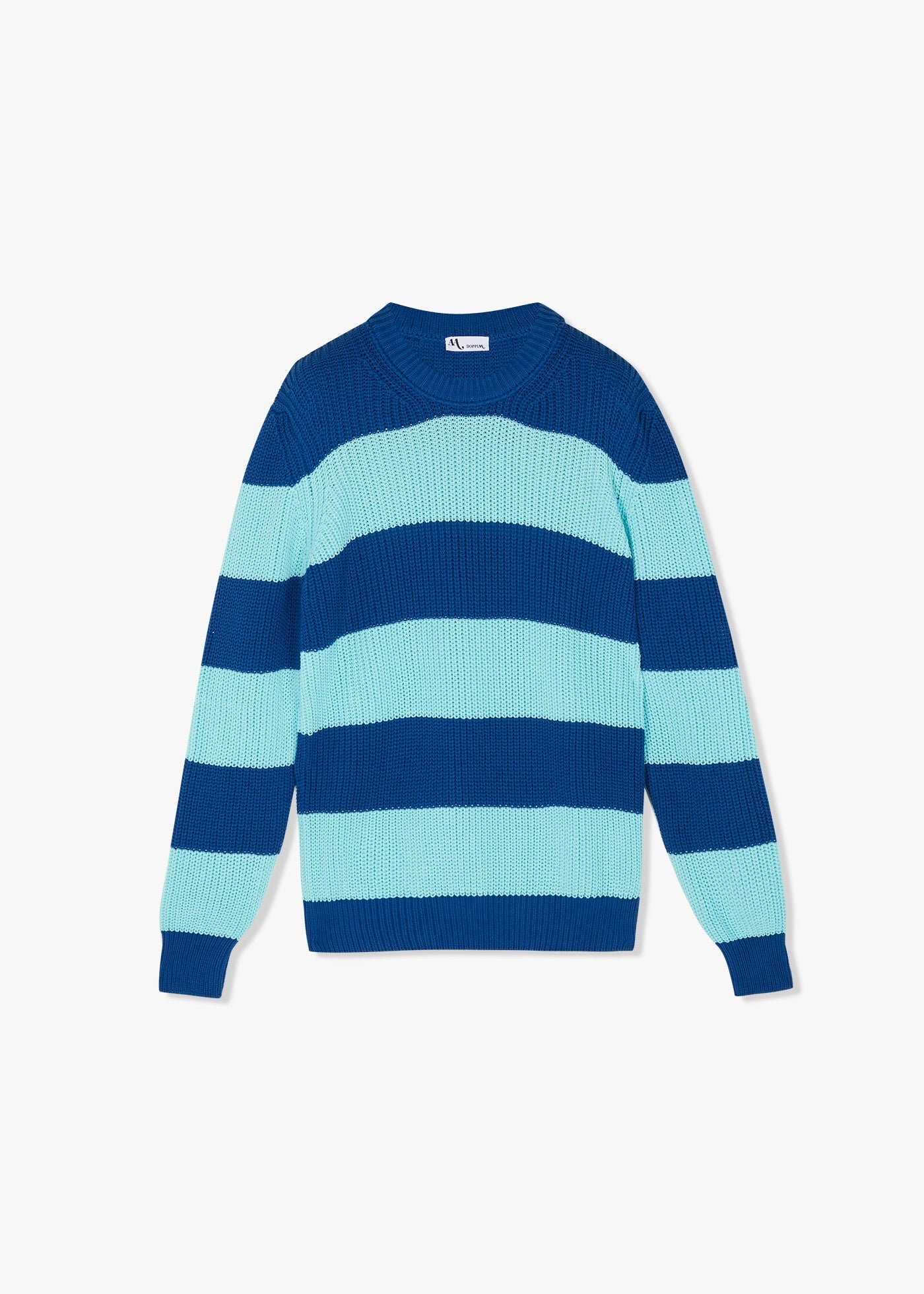 Aaprica Knitted Crewneck Blue Knitwear