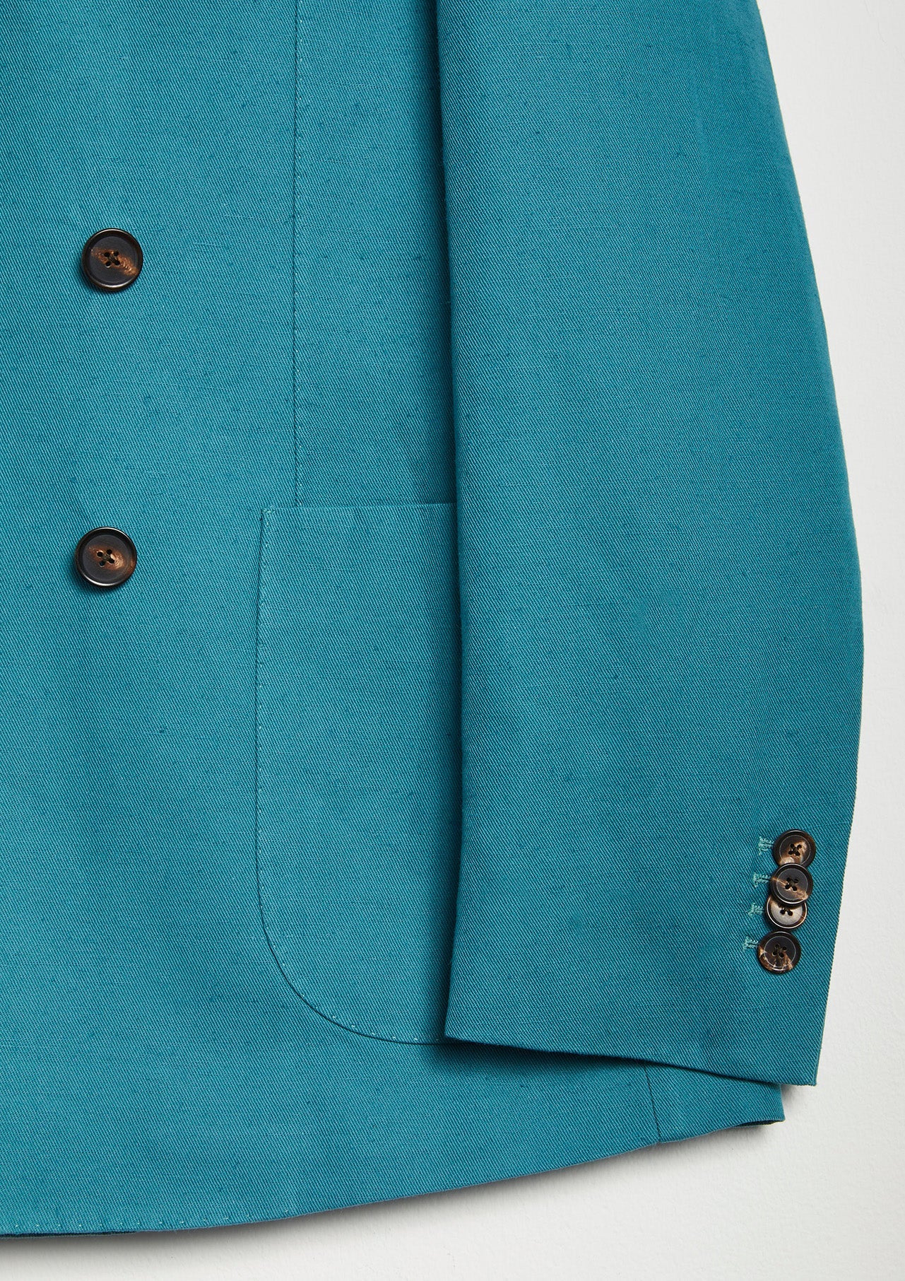 Aaradeo Double Breasted Jacket Turquoise Coats &