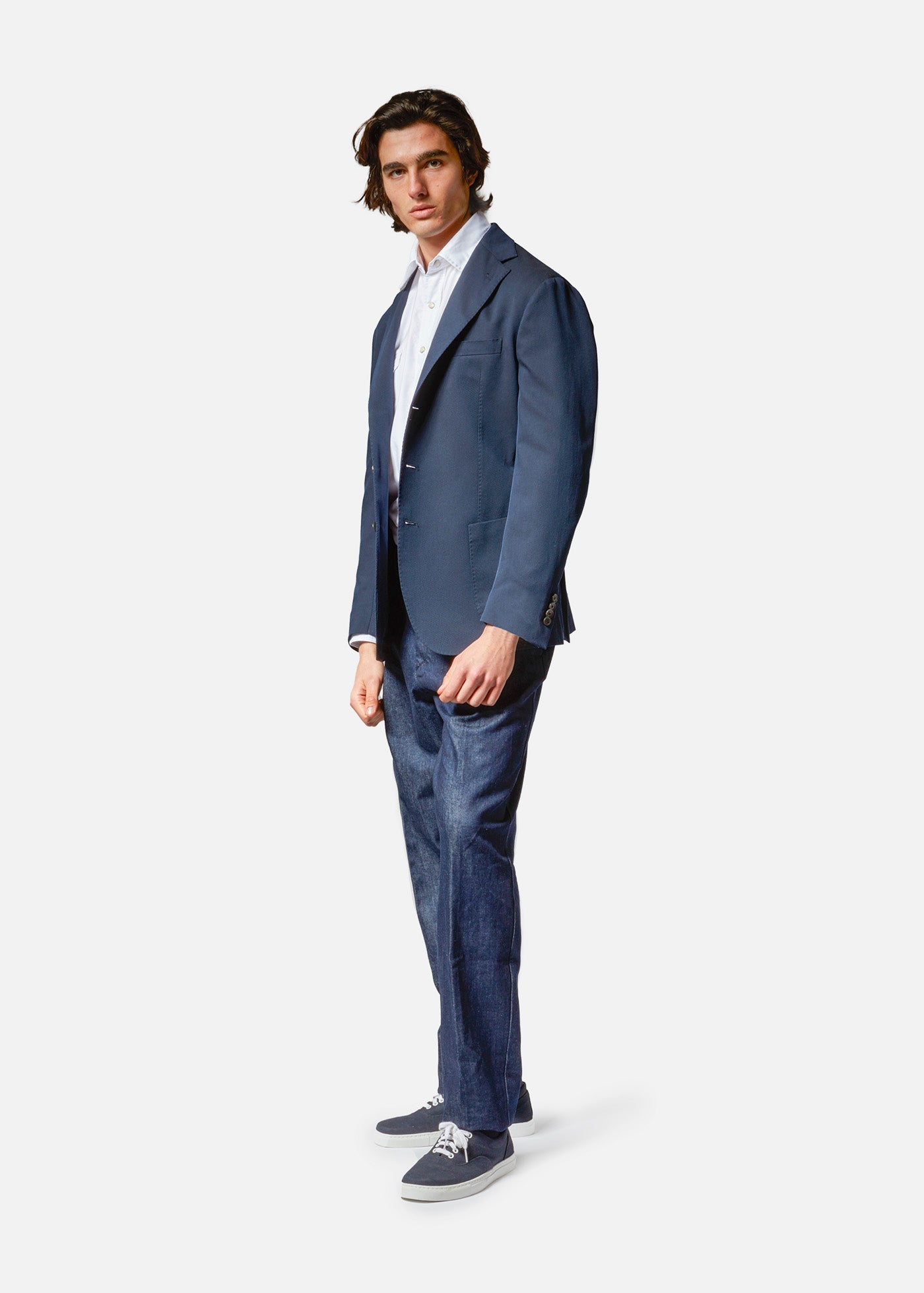 Aariosto Western Shirt White